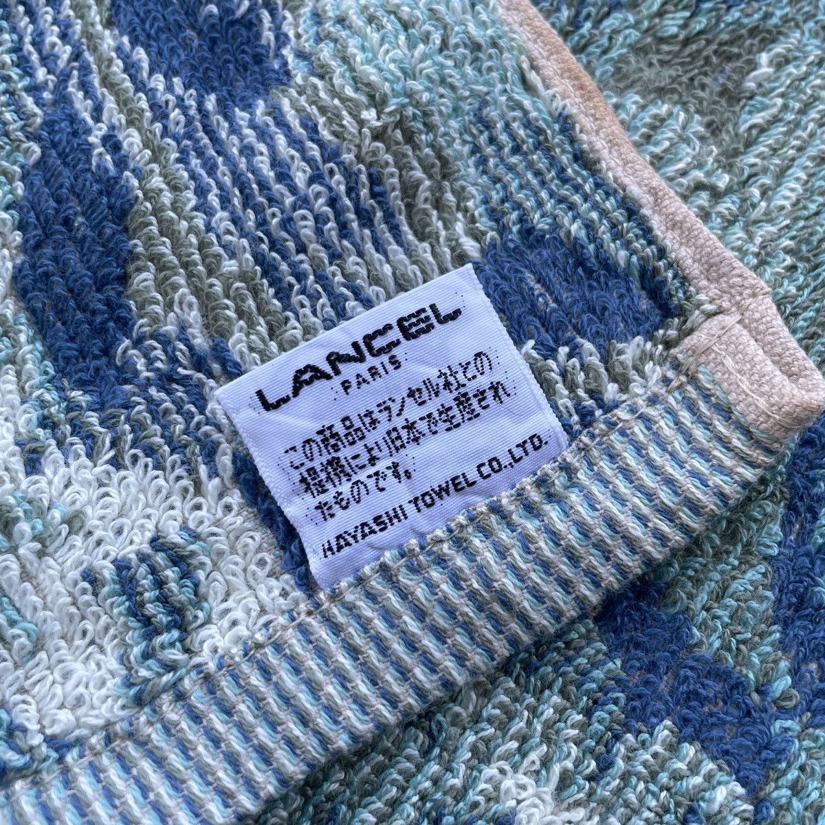 Designer × Lancel × Vintage Lot Of 2 Lancel Paris Designer Floral Long Face Towel Size ONE SIZE - 5 Thumbnail