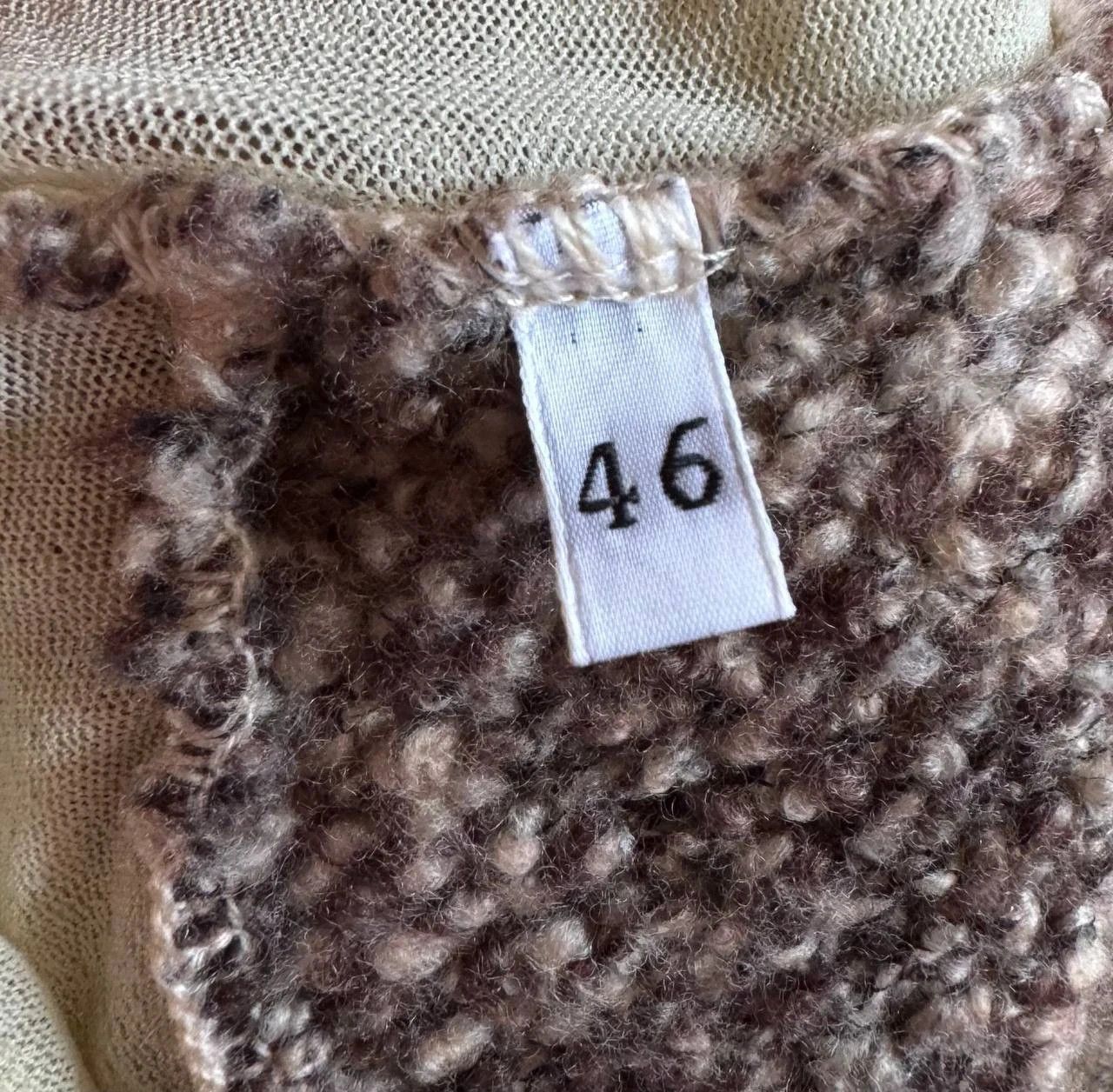 Other Wood Italy Blouse Twed Wool Trim size 46 Size L / US 10 / IT 46 - 11 Thumbnail