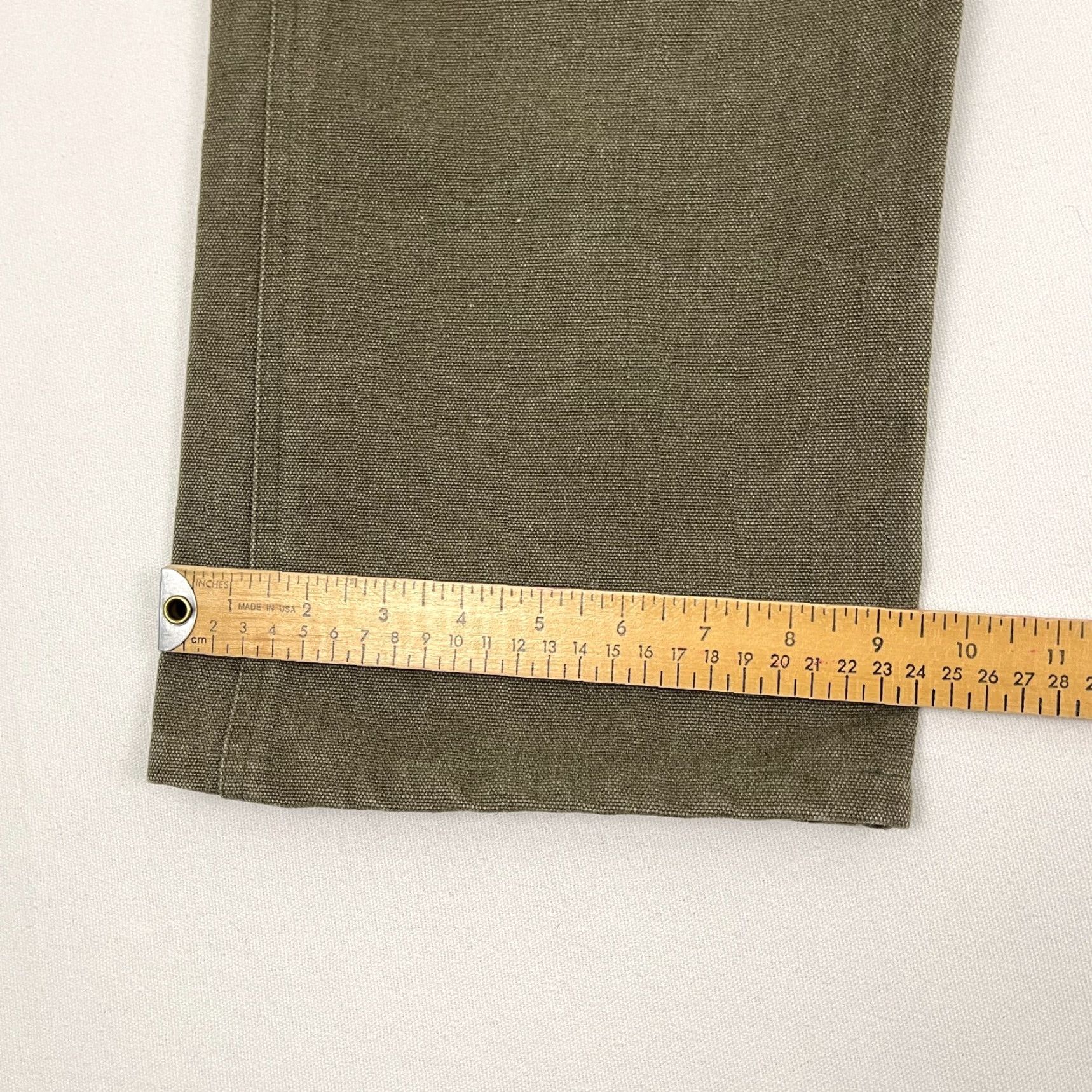 Vintage Artemesia Pants Adult L 34 x 27 Brown Thick Canvas Cotton Carpenter Wide Leg USA Pants Size 36" / US 14 / IT 50 - 6 Thumbnail