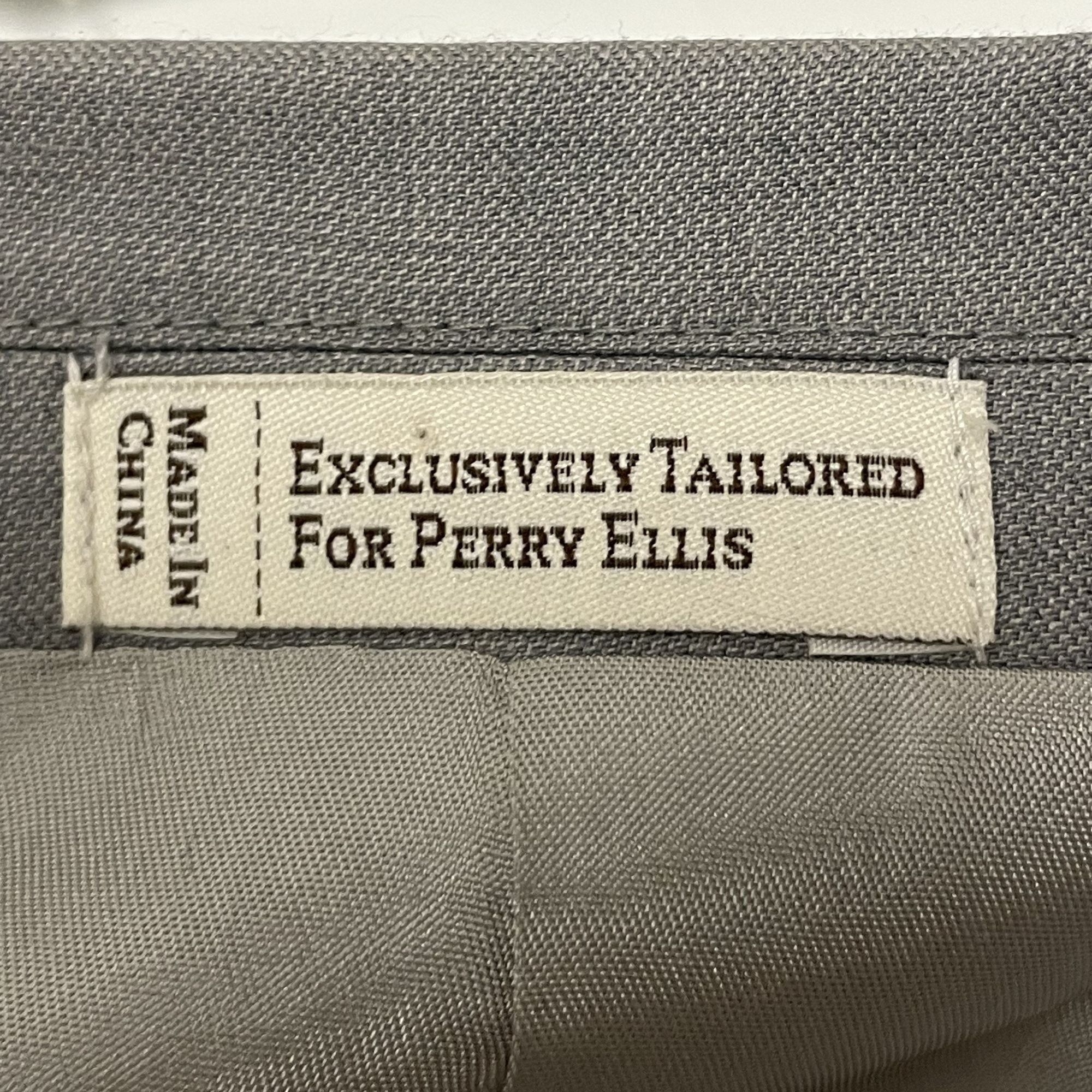 Perry Ellis NEW Perry Ellis Silver Sport Coat 3 Btn MODERN Wool Jacket Size 40R - 11 Thumbnail