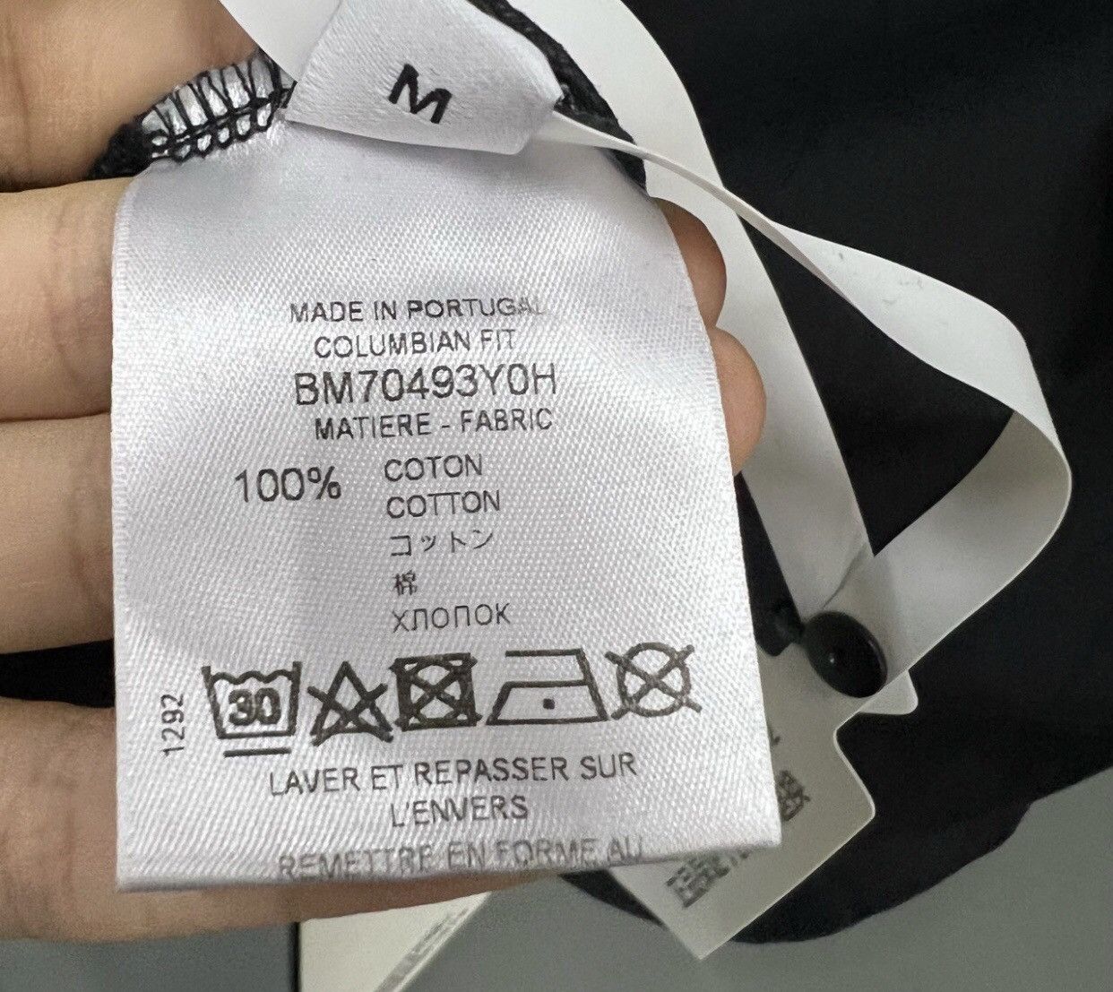 Saint Laurent Paris Saint Laurent SLP black and white patchwork baseball jacket Size US S / EU 44-46 / 1 - 5 Thumbnail