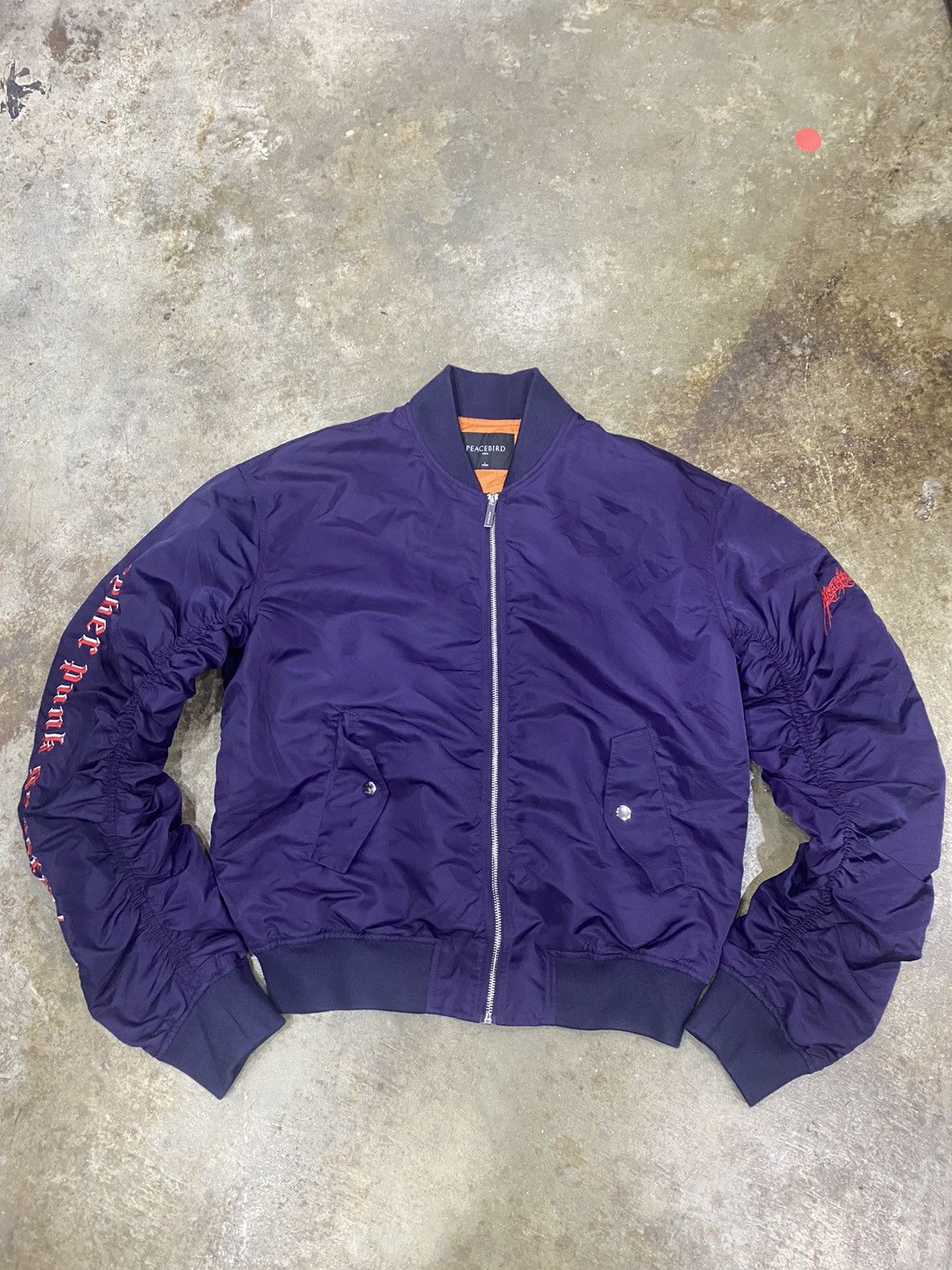 Designer × Japanese Brand Peacebird Bomber Jacket Size US L / EU 52-54 / 3 - 1 Thumbnail