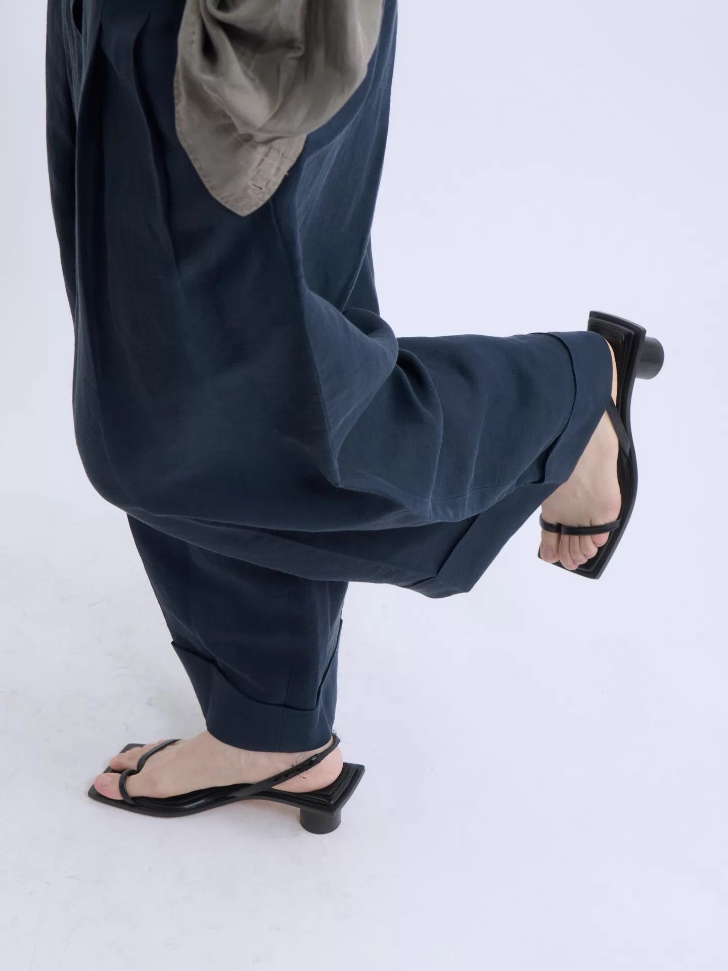 Helmut Lang Helmut Lang Black Square Toe Block Heel Sandal 37 Size US 6.5 / IT 36.5 - 9 Thumbnail