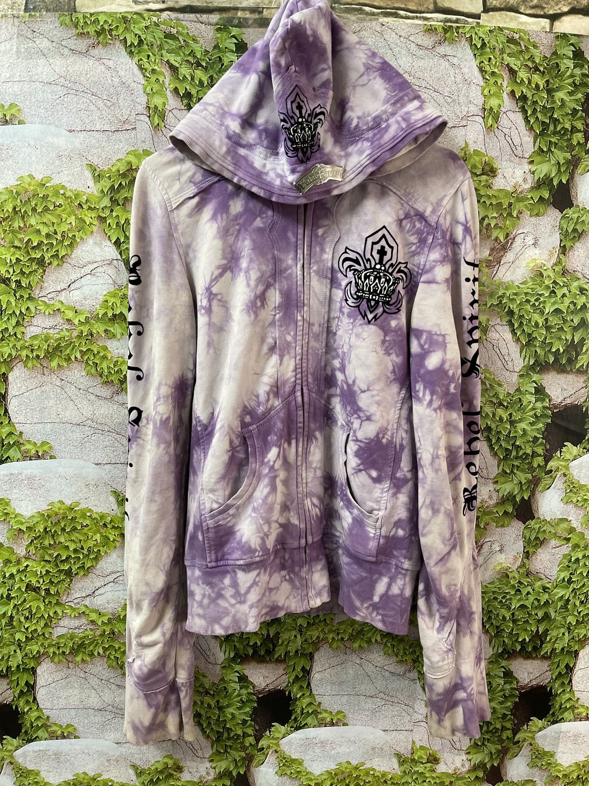 Affliction VINTAGE REBEL SPIRIT TIE DYE ZIPPER UP VERY RARE Size US M / EU 48-50 / 2 - 9 Thumbnail