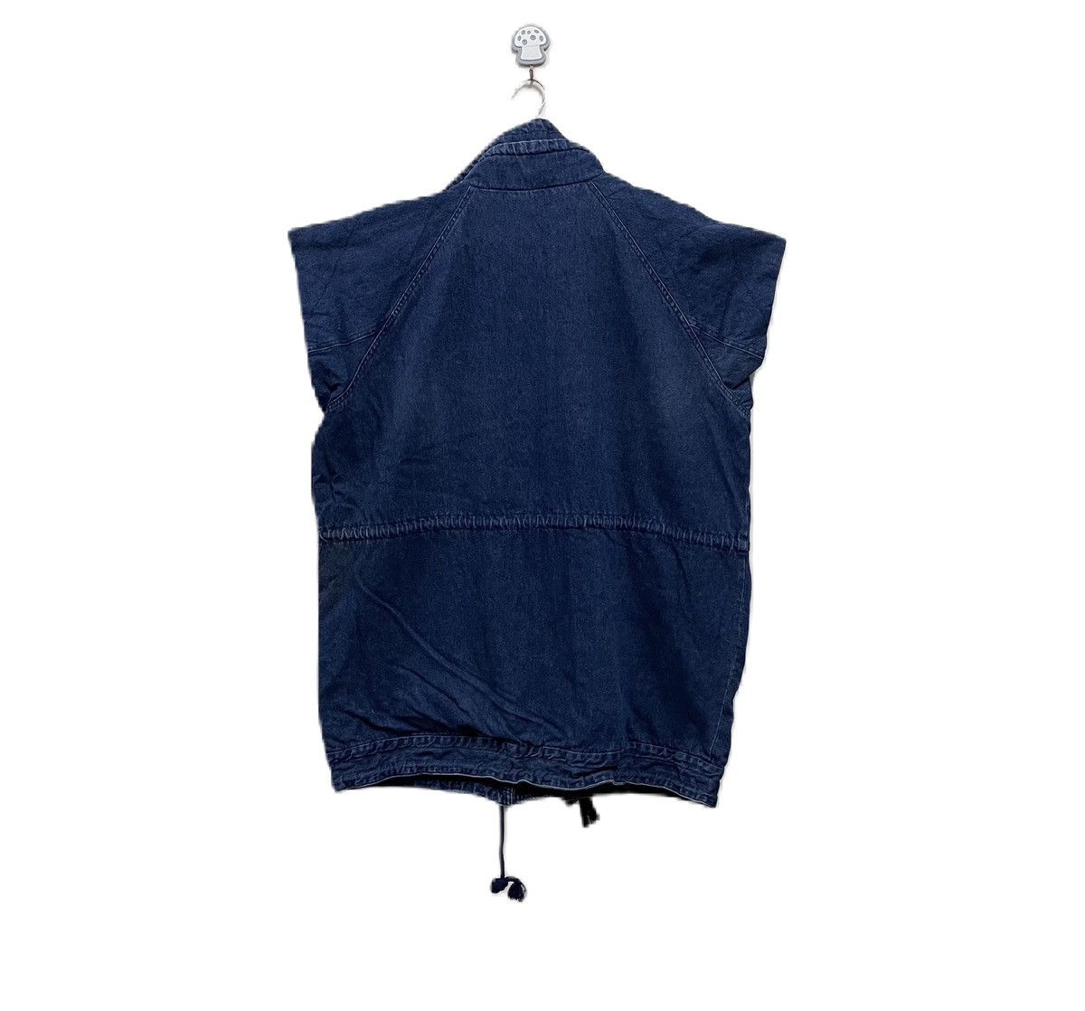 If Six Was Nine Belle Ellensen Sleeveless Denim Jacket Size US XXL / EU 58 / 5 - 2 Thumbnail
