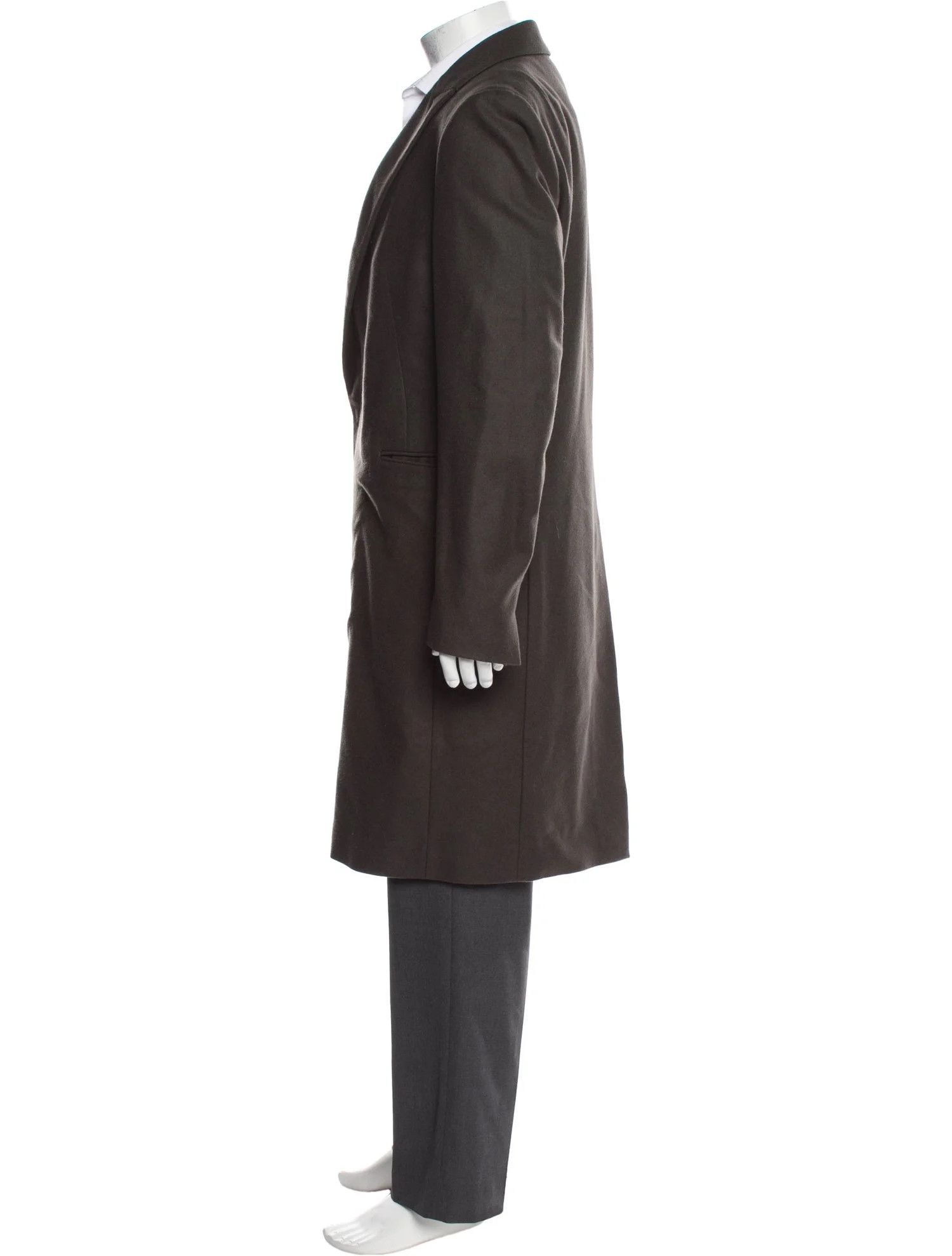 Allsaints AllSaints Sutton Coat – Charcoal Wool Blend Size US M / EU 48-50 / 2 - 2 Thumbnail