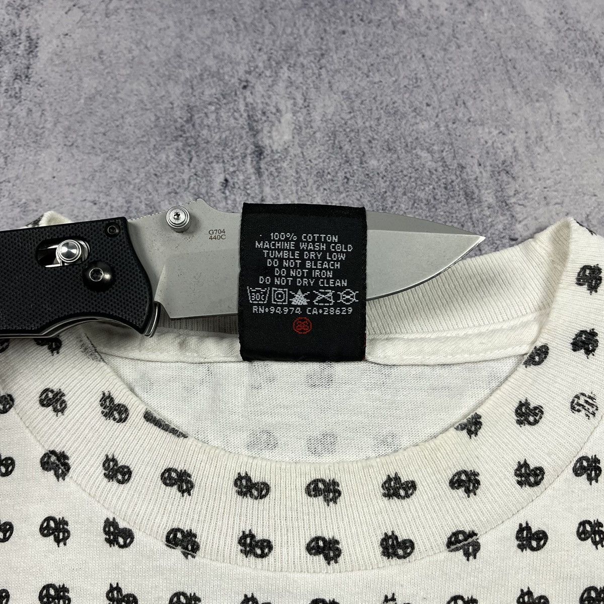 Stussy Vintage Stussy Peace and Prosperity multilogo T Shirt 90’s Size US S / EU 44-46 / 1 - 7 Thumbnail