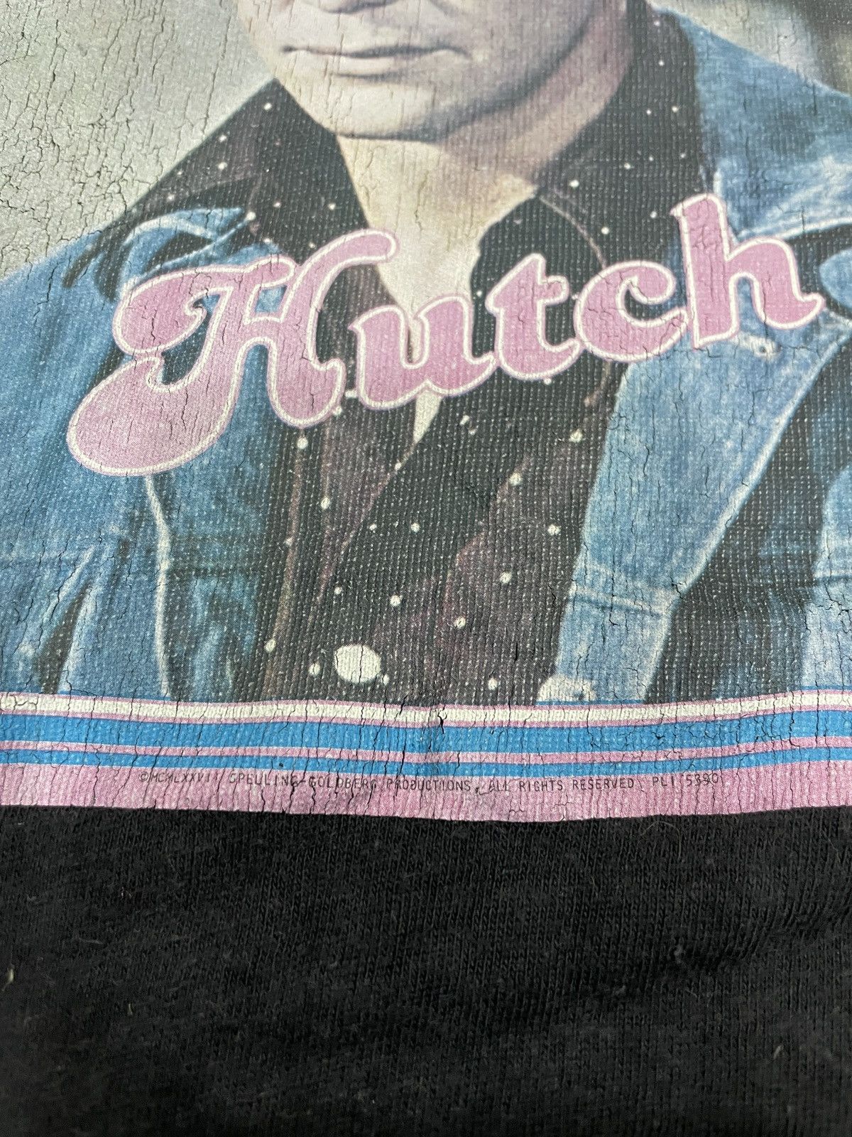 Hanes Vintage Starsky & Hutch David Soul movie tee Hanes Iron on L Size US L / EU 52-54 / 3 - 8 Thumbnail