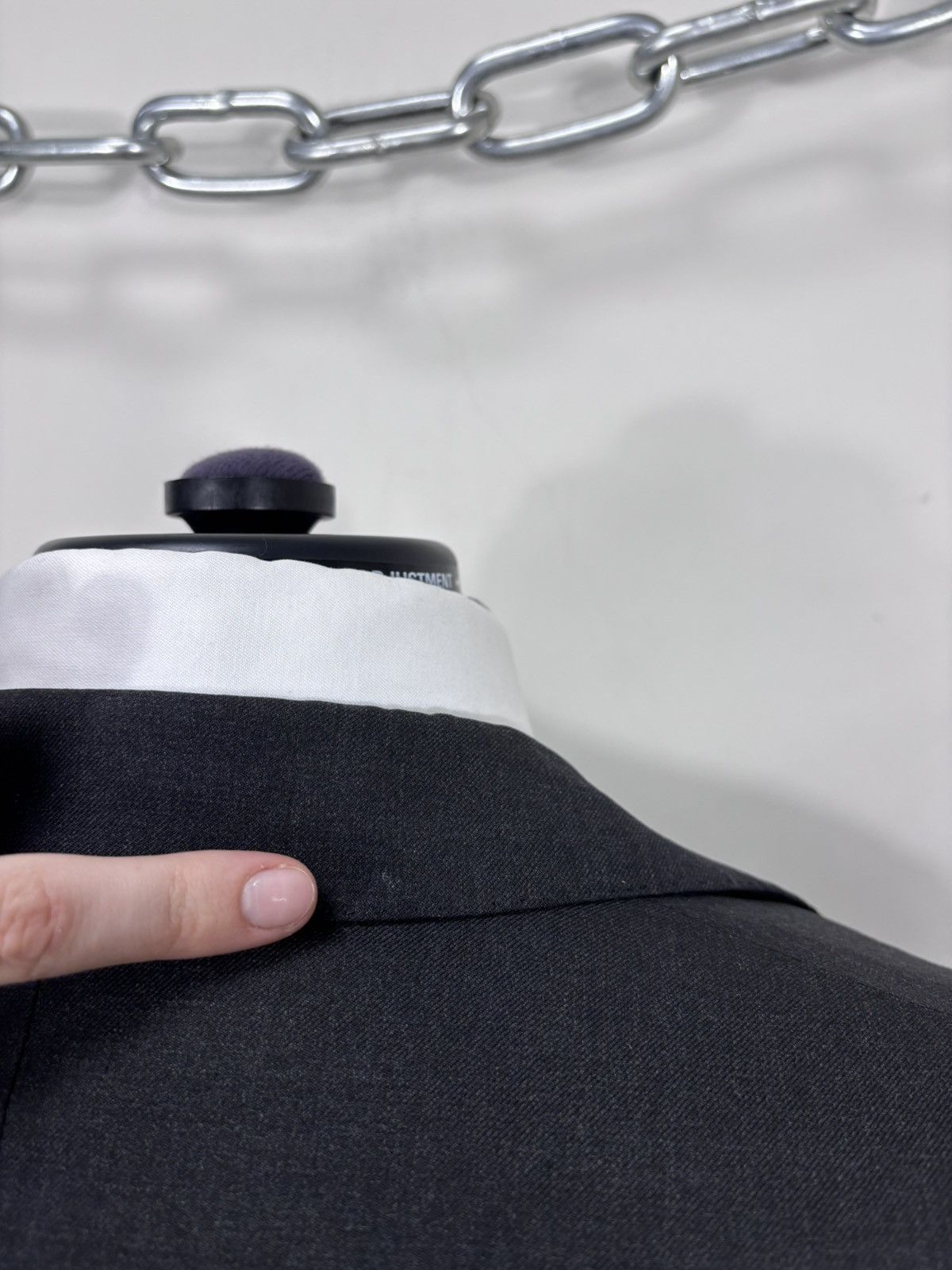 Holland & Sherry Holland & Sherry Savile Row Men’s Grey Wool Blazer Jacket Size 48R - 18 Thumbnail