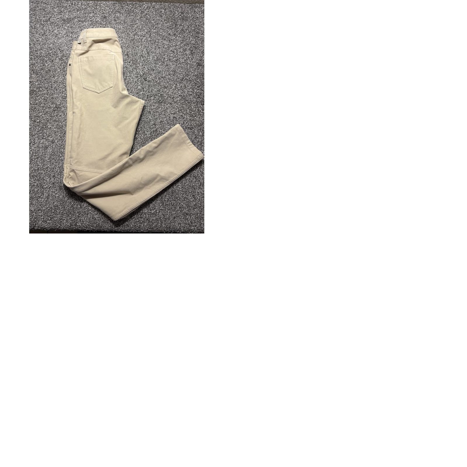 Lululemon Lululemon ABC Pants Mens 32x28 Slim Fit Utilitech Canvas Twill LM5ABN Chino Casual Business Travel Pant Beige 5-Pocket Mens Slim fits Men Size US 32 / EU 48 - 10 Thumbnail