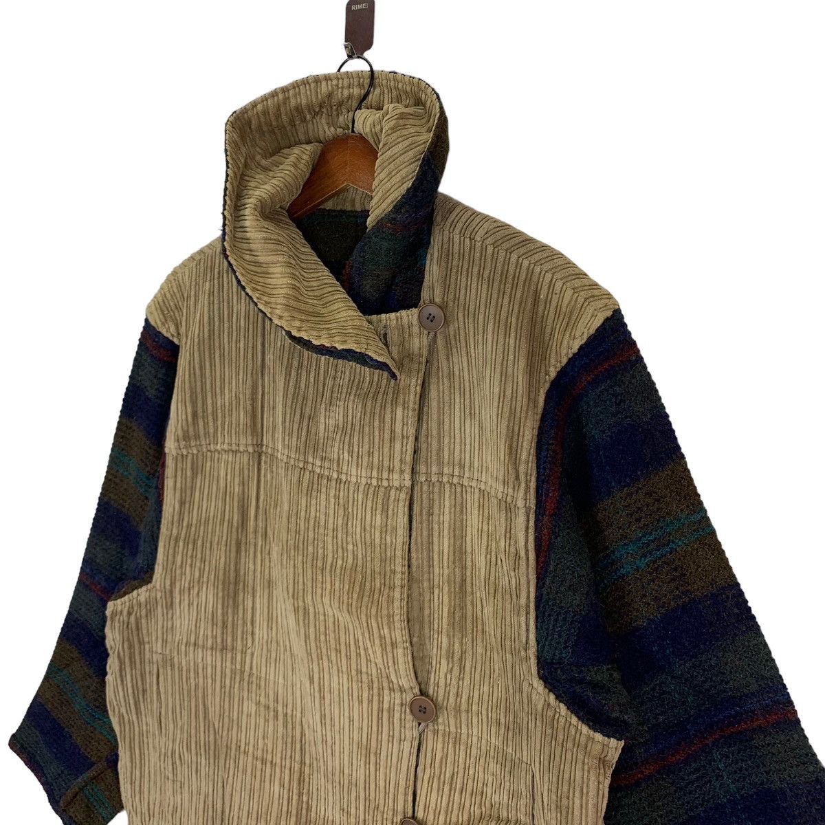 Vintage VINTAGE BAUTIQU DELY REVERSIBLE WOOL CORDUROY JACKET Size US M / EU 48-50 / 2 - 3 Thumbnail