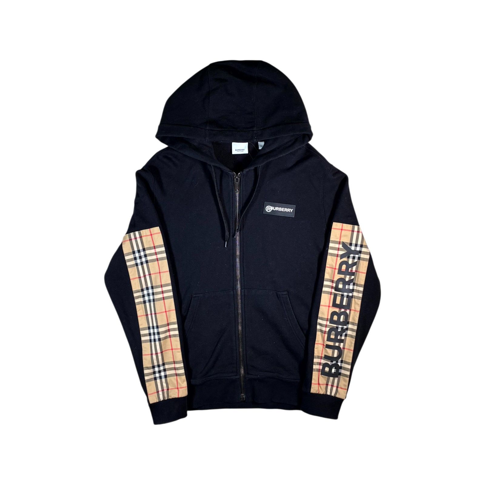 Burberry 00's Burberry Black Label Zip Fur Hoodie | Grailed