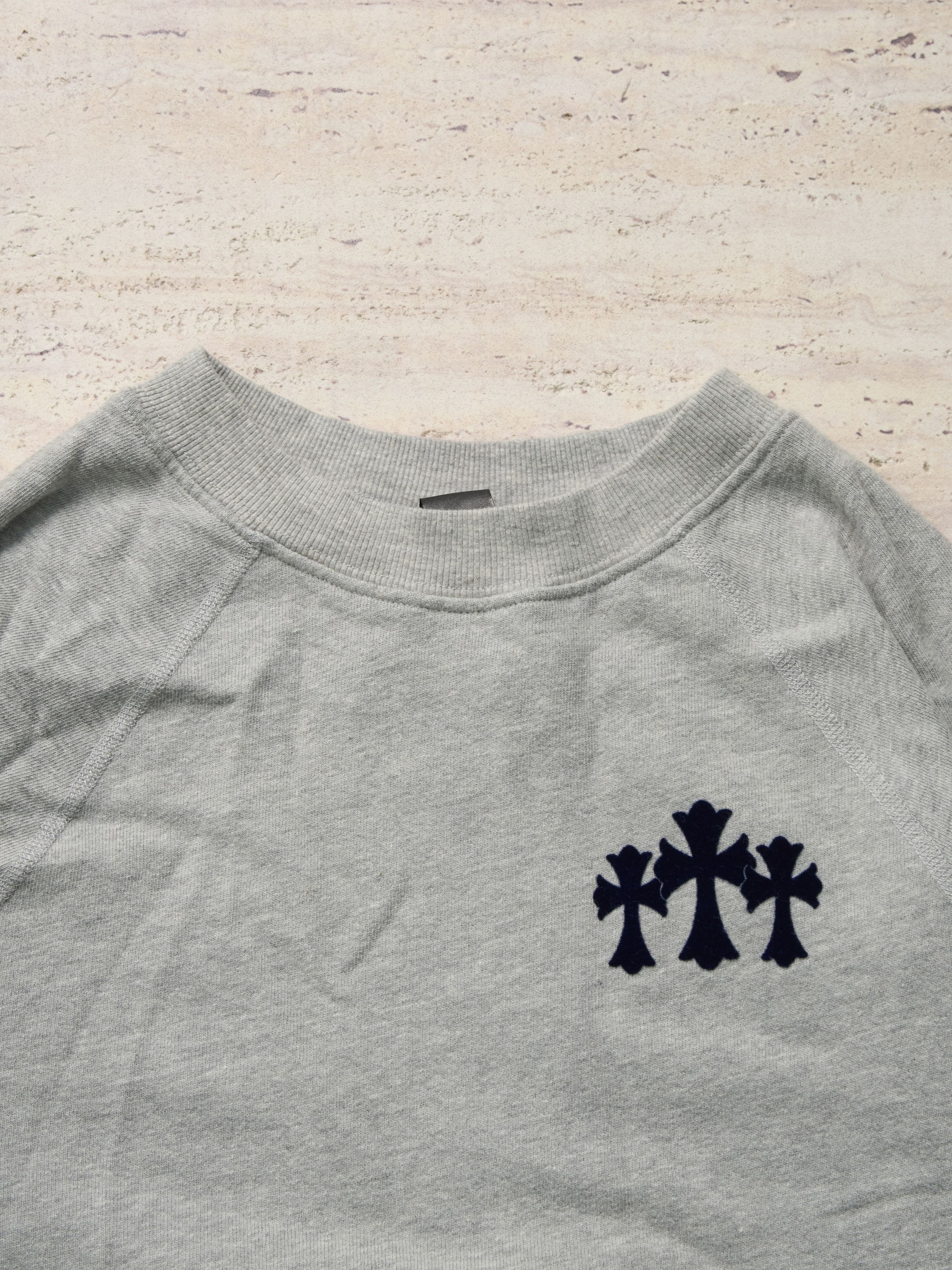 Chrome Hearts Chrome Hearts Blind Spot black Tripple Cross Sweater Gray Size US S / EU 44-46 / 1 - 2 Thumbnail