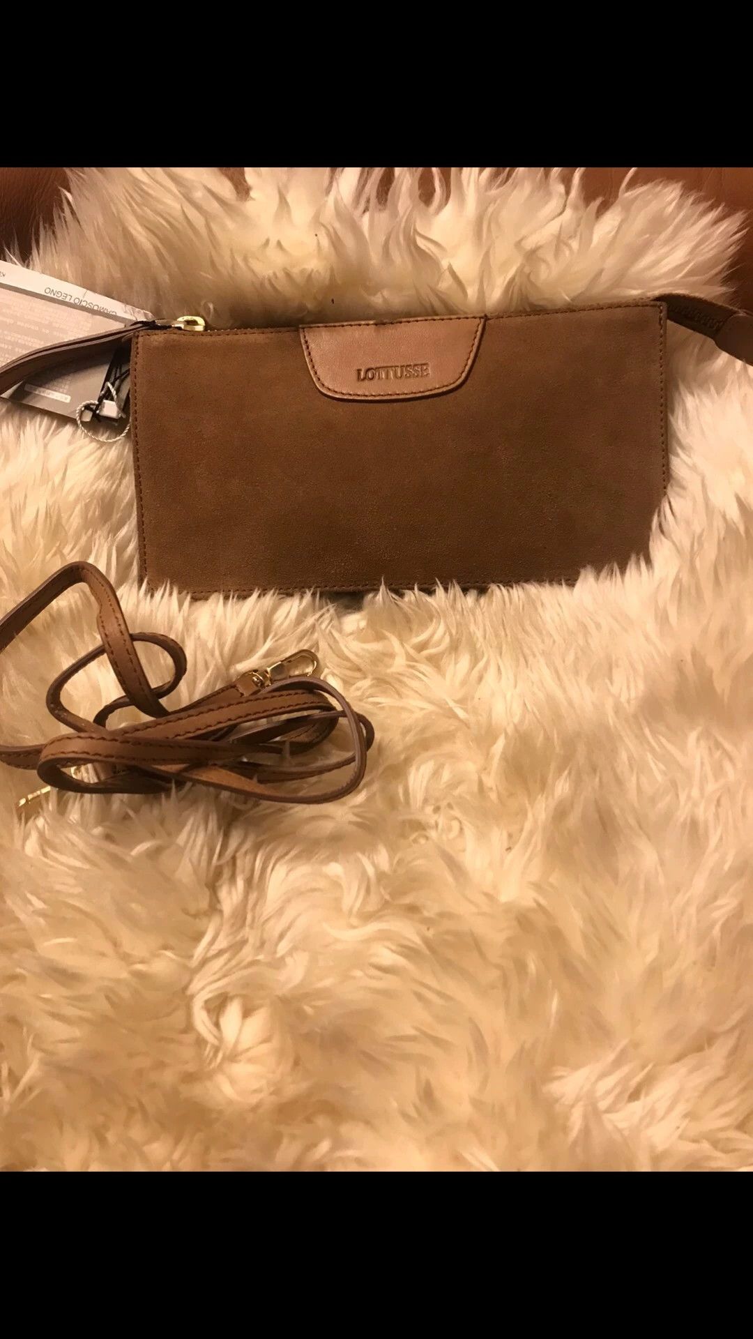 Other LOTTUSSE Full-Grain Leather Brown Double Layer Crossbody Bag Size ONE SIZE - 1 Thumbnail