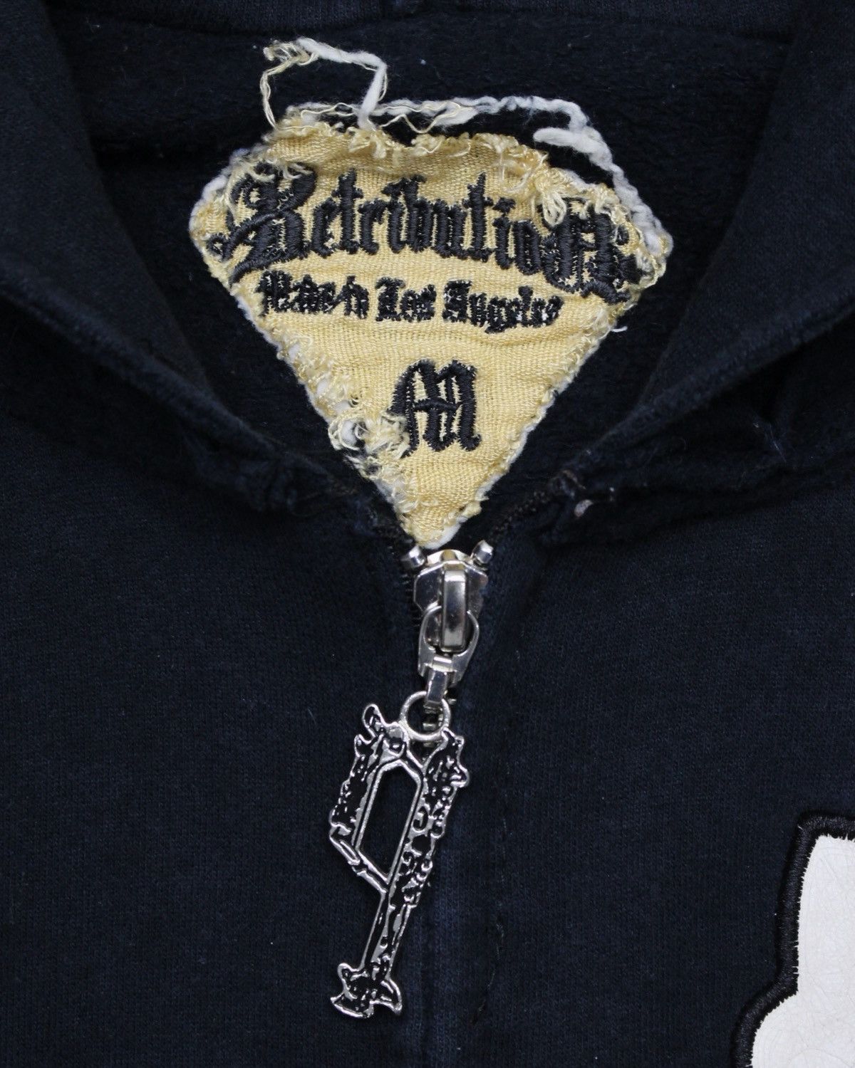 If Six Was Nine 2000S RETRIBUTION BY AFFLICTION – GUN RHINESTONE ZIP HOODIE Size US M / EU 48-50 / 2 - 6 Thumbnail