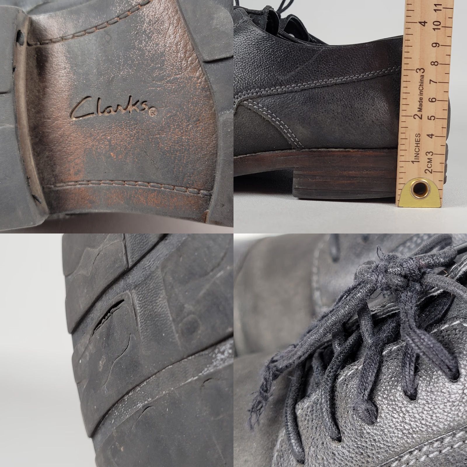 Clarks **Clarks Black Nubuck Cap Toe Oxford 9.5 M** User: **Clarks Black Nubuck Cap Toe Oxford 9.5 M** Size ONE SIZE - 8 Thumbnail