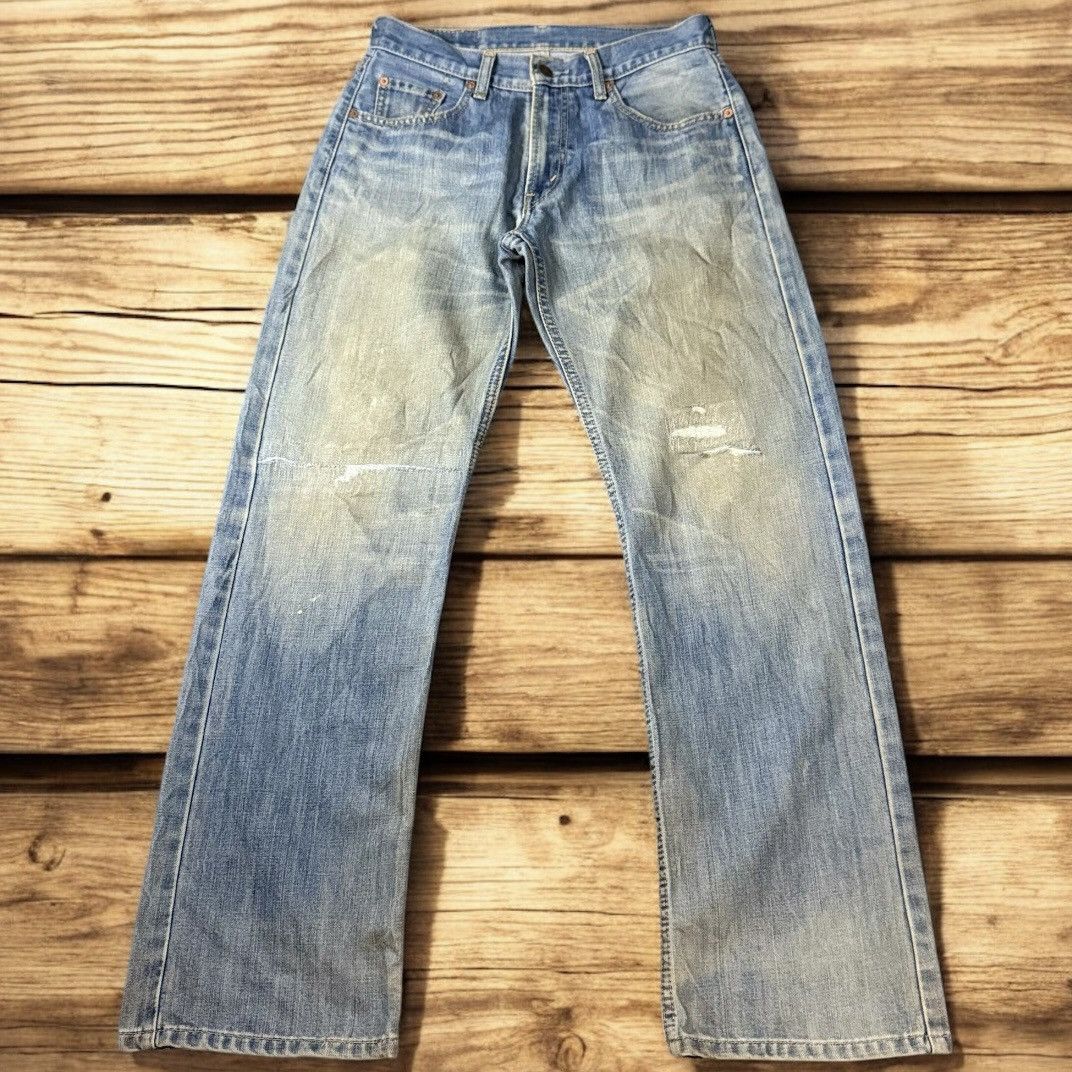 Engineered Garments × Levi's Vintage y2k Levis 506 Thrashed Distressed Dirty Washed Denim Size US 31 - 1 Thumbnail