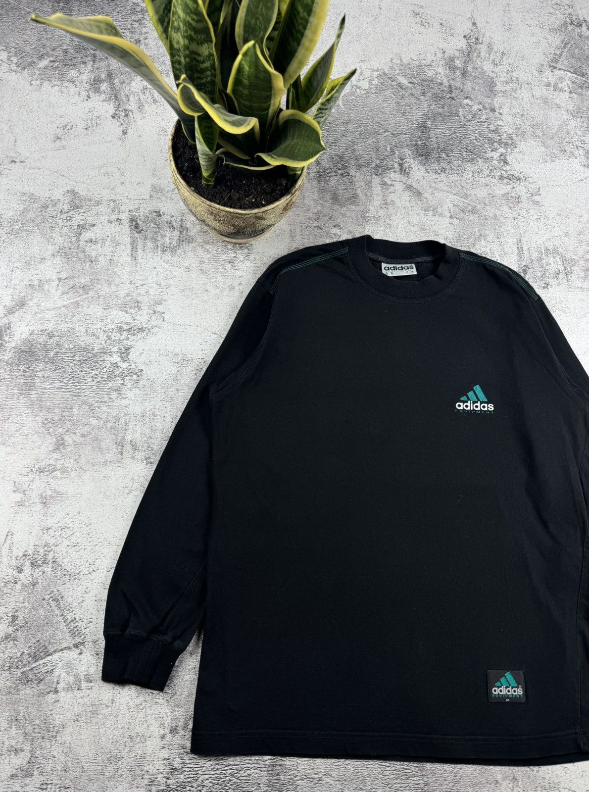 Adidas Adidas Equipment D5 F3 Basic Longsleeve Pullover Sweatshirt Size US M / EU 48-50 / 2 - 2 Thumbnail