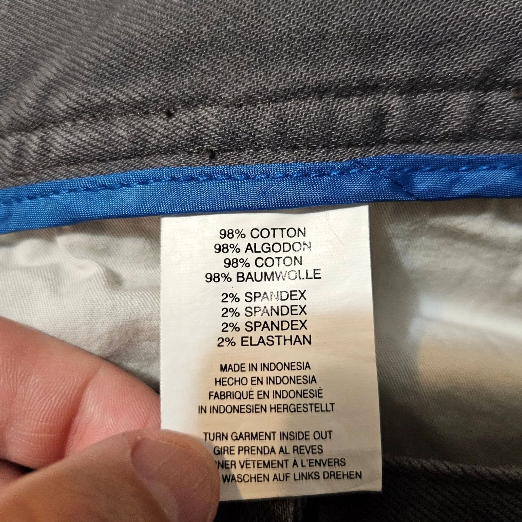 Vince Camuto Vince Camuto Jeans Gray Straight Mens Size 34x30 Cotton Stretch Inseam 30 Regular Waist 36N/A? Size US 34 / EU 50 - 4 Thumbnail