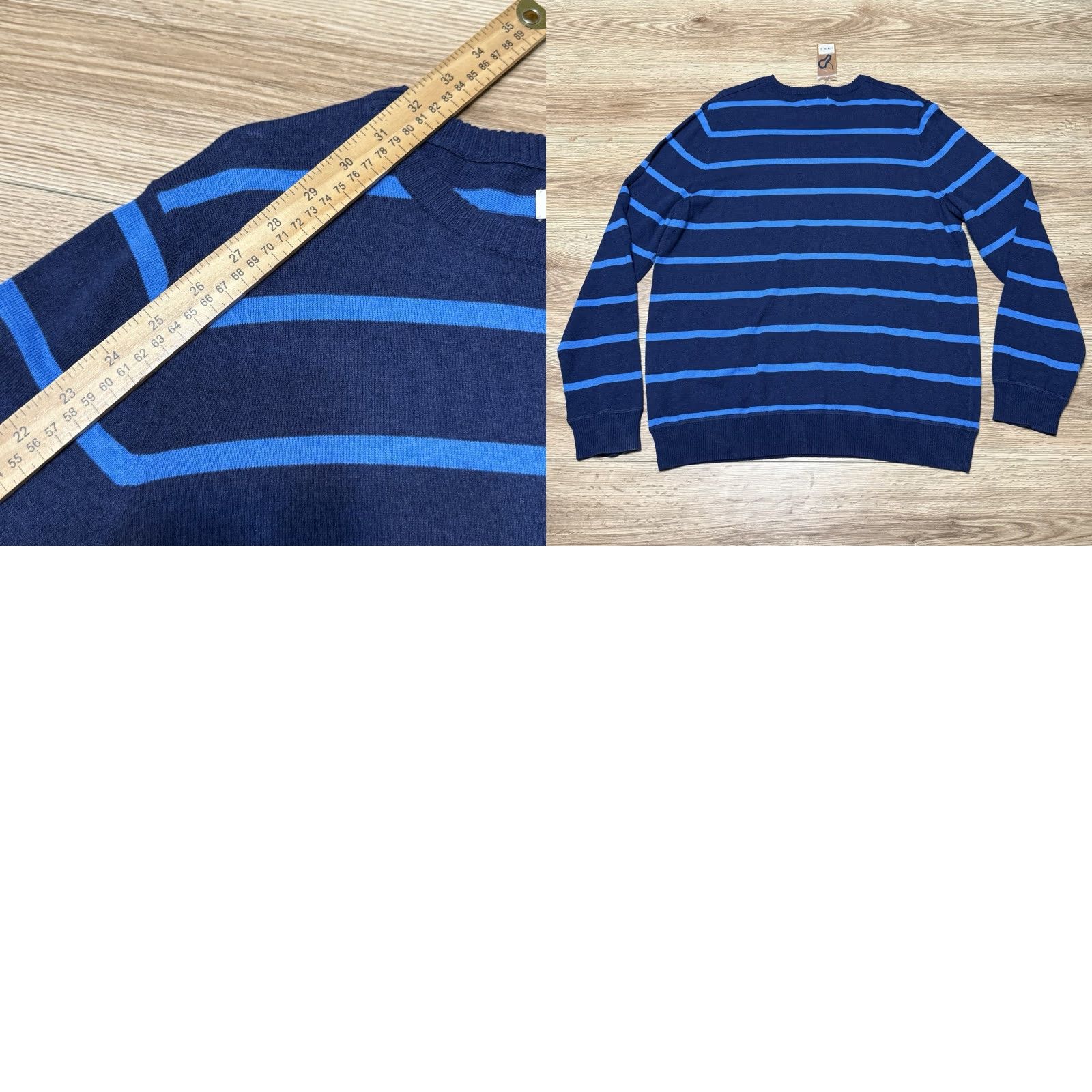 Vintage VINTAGE Sonoma Shirt Long Sleeve Mens XL Striped Blue Navy 80s Size US XL / EU 56 / 4 - 8 Thumbnail