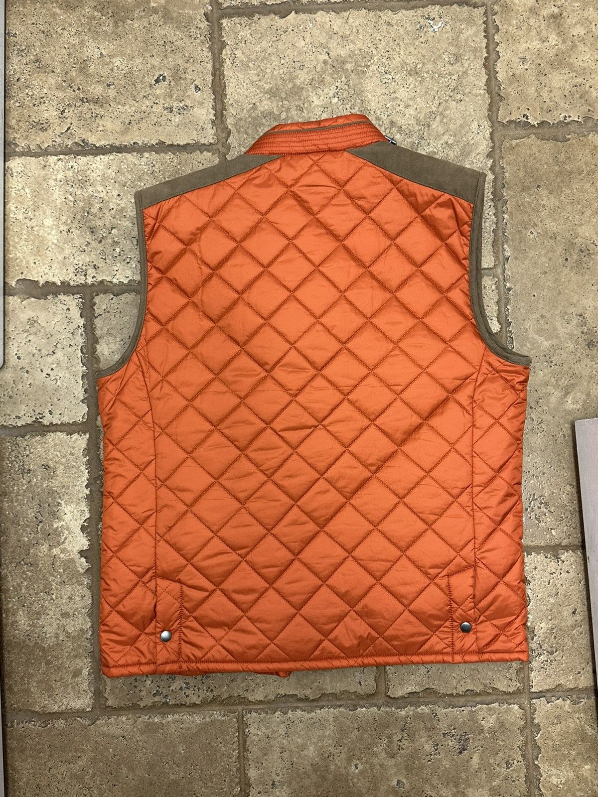 Tommy Hilfiger Tommy Hilfiger Button Zip Nylon Quilted Vest Outerwear Size US XL / EU 56 / 4 - 8 Thumbnail