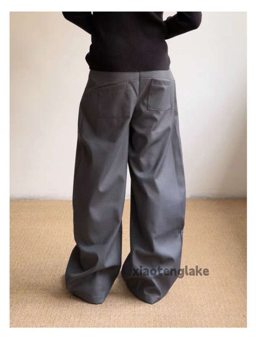 Vintage zx vintage wide Leg flared yuppie pleated pants Size US 28 / EU 44 - 5 Thumbnail