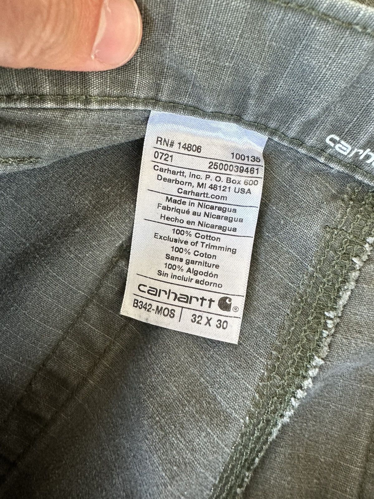 Carhartt Carhartt Pants Size US 32 / EU 48 - 3 Thumbnail