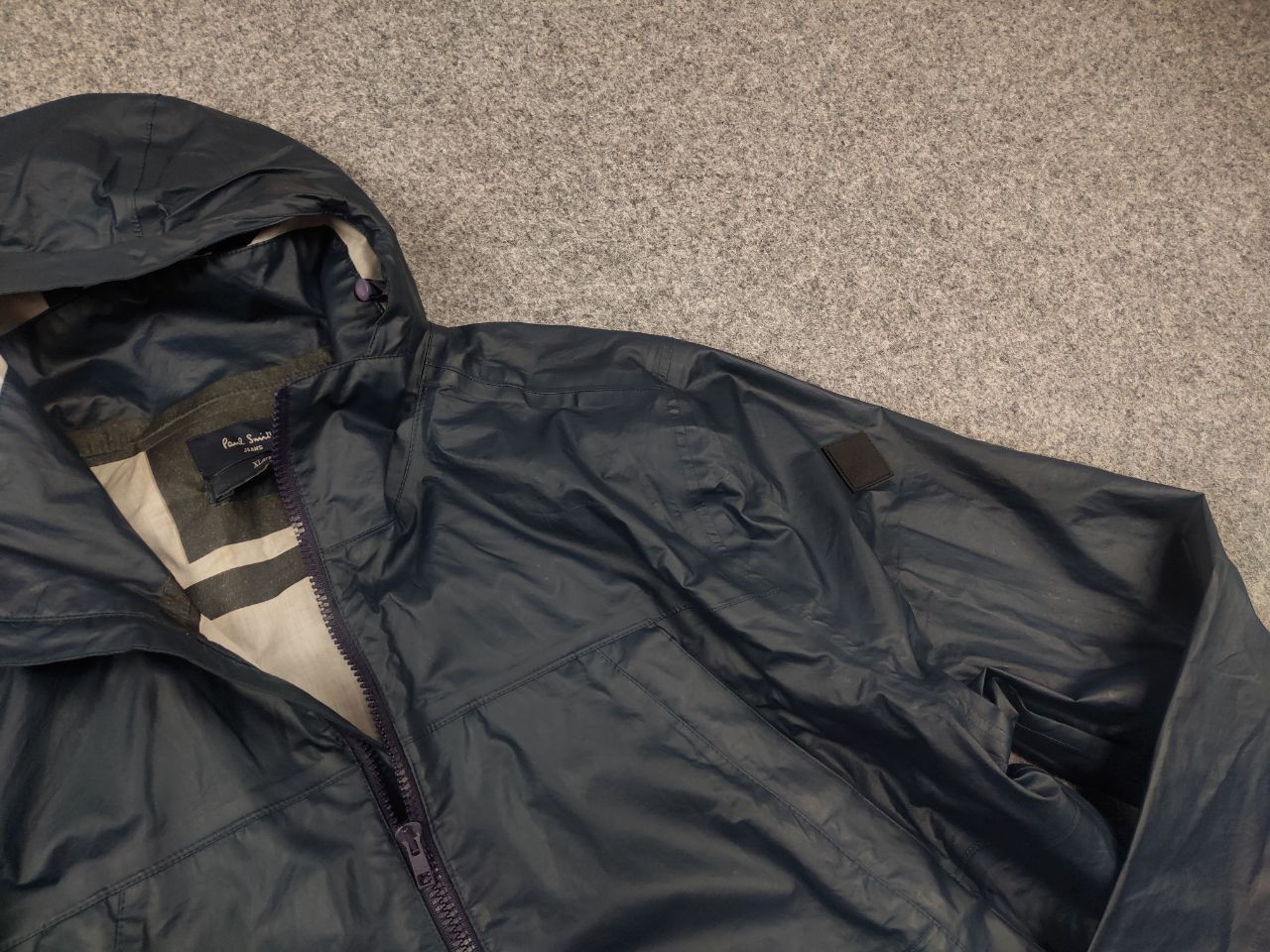 Paul Smith Paul Smith Vintage Navy blue windbreaker membrane pockets Size US XL / EU 56 / 4 - 7 Thumbnail