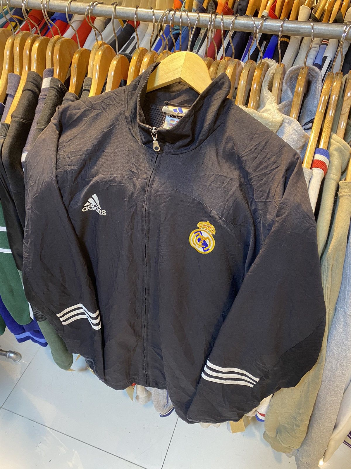 Adidas × Vintage Vintage Y2K Real Madrid Track Suit Size US L / EU 52-54 / 3 - 1 Thumbnail