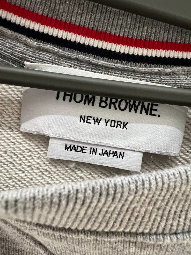 Thom Browne Thom browne Gray fake two-piece women's pullover sweatshirt Size S / US 4 / IT 40 - 4 Thumbnail