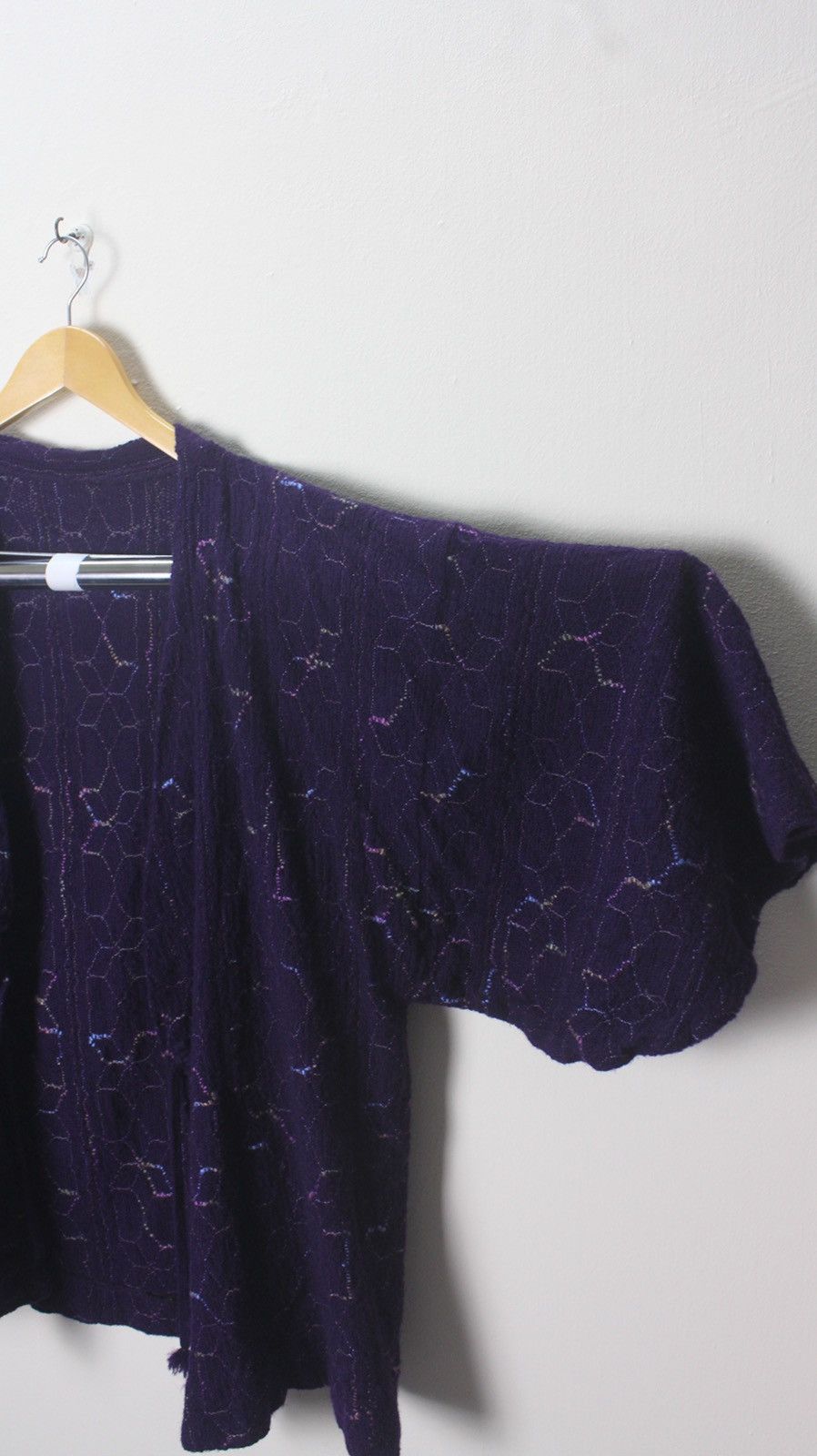 Japanese Brand × Other × Vintage Sashiko Knits Mens Haori Kimono Cardigan Jacket Size US M / EU 48-50 / 2 - 3 Thumbnail