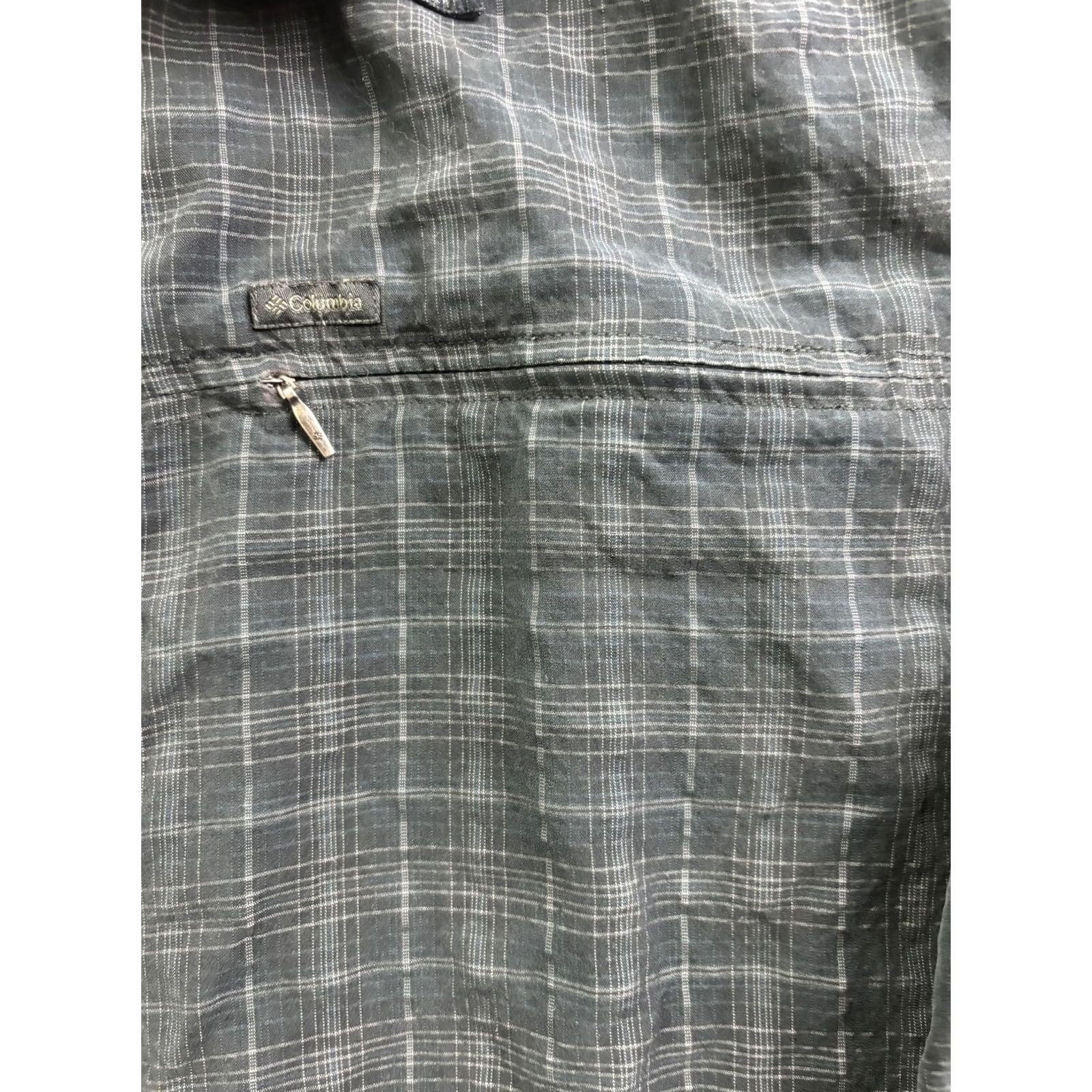 Vintage Columbia Shirt Mens XL Green Plaid Long Sleeve Button Front Modal Outdoor Mens XL Green Plaid Button-Up Shirt Size US XL / EU 56 / 4 - 3 Thumbnail