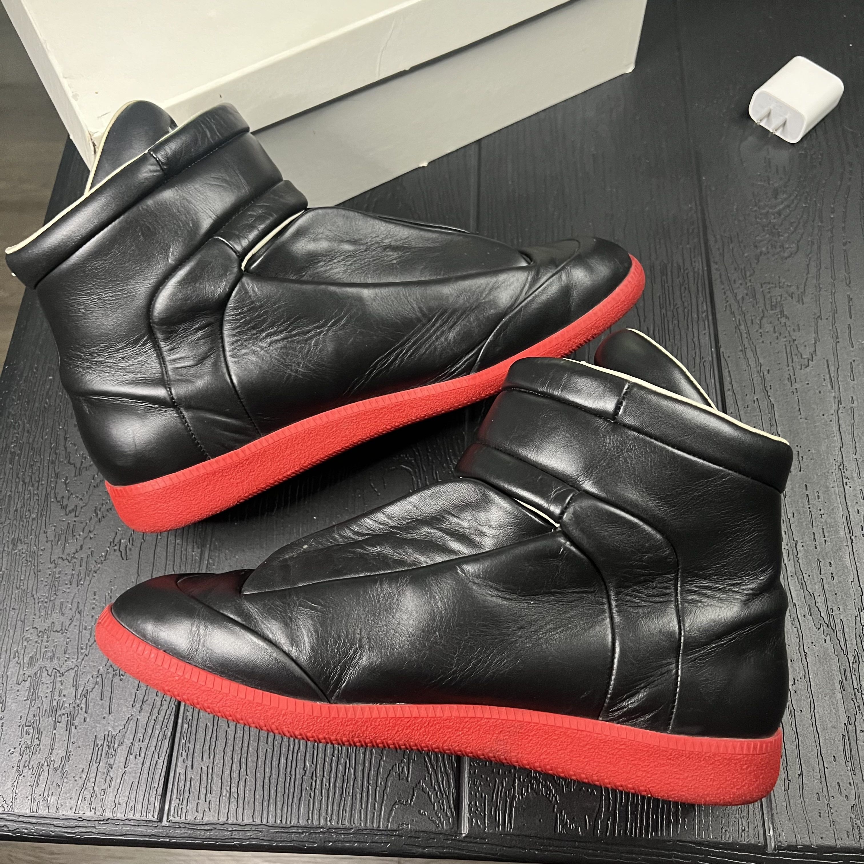 Maison Margiela Maison Margiela Future Black Red Size US 13 / EU 46 - 7 Thumbnail