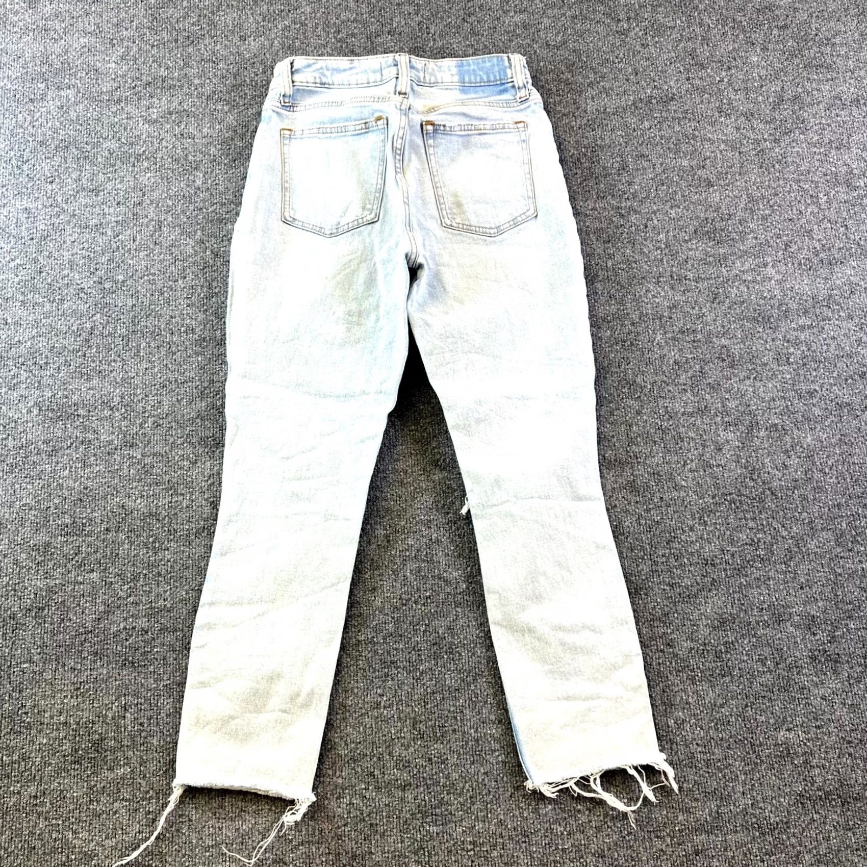 Abercrombie & Fitch Abercrombie & Fitch Curve Love Jeans Womens 27/4 Blue Denim High Rise Skinny Leg Size 27" / US 4 / IT 40 - 2 Thumbnail