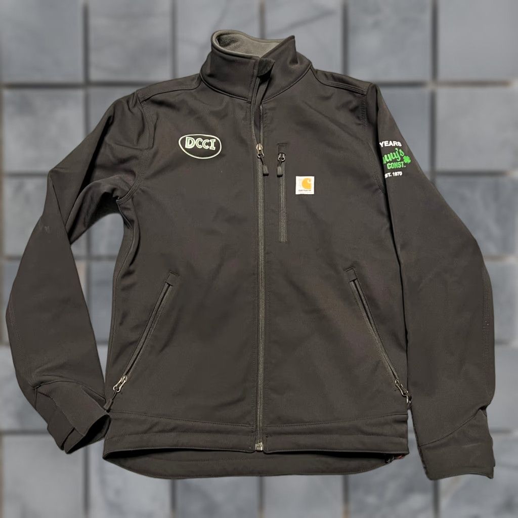 Carhartt Jacket Mens Small Rain Defender Full Zip Coat Black Mens S Black Rain Defender Full Zip Military Jacket Jacket