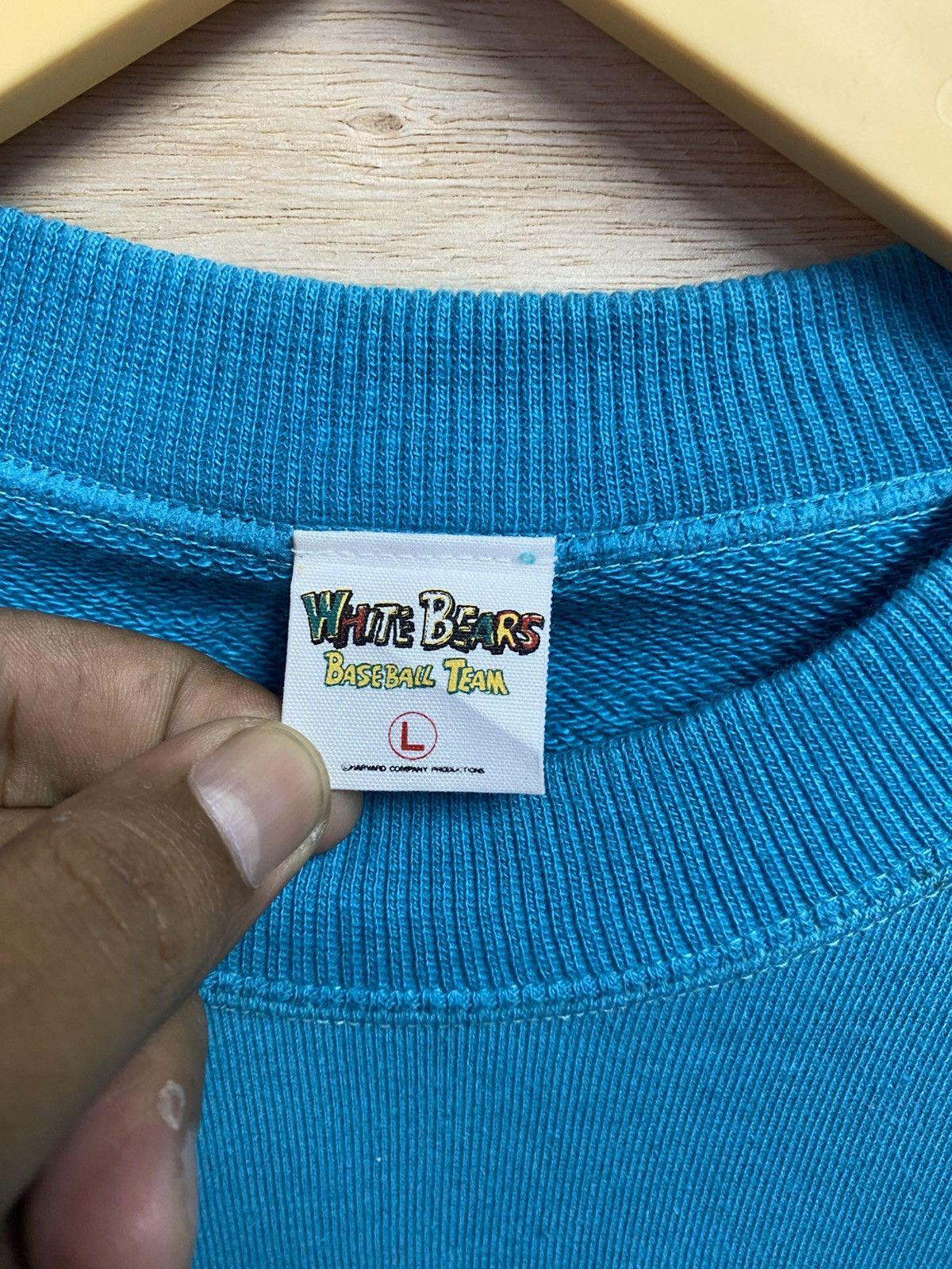 Vintage vintage sweatshirt "White Bears Baseball Team" Size US XL / EU 56 / 4 - 3 Thumbnail