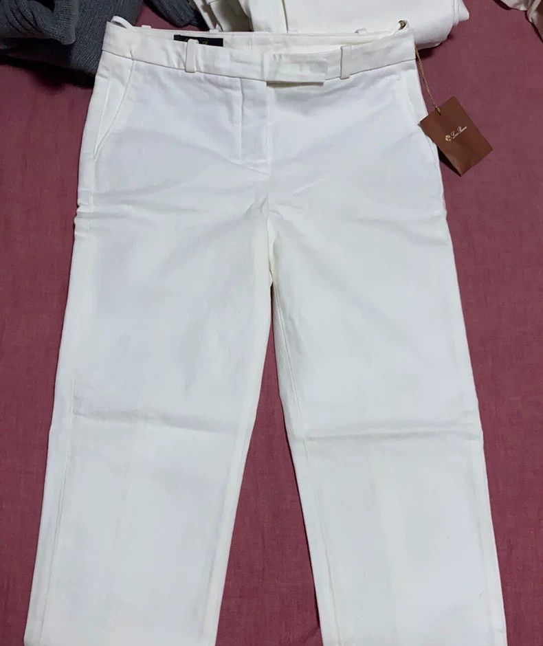 Loro Piana LORO PIANA White cotton jeans Size 25" / US 0 / IT 36 - 1 Thumbnail