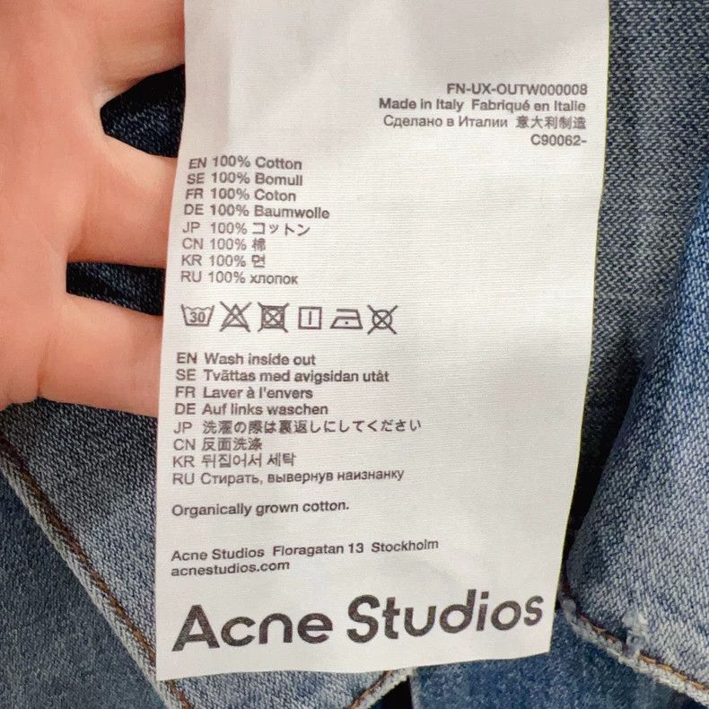 Acne Studios acne studiosdenim jacket 2503-Nextarrow Size US XS / EU 42 / 0 - 4 Thumbnail