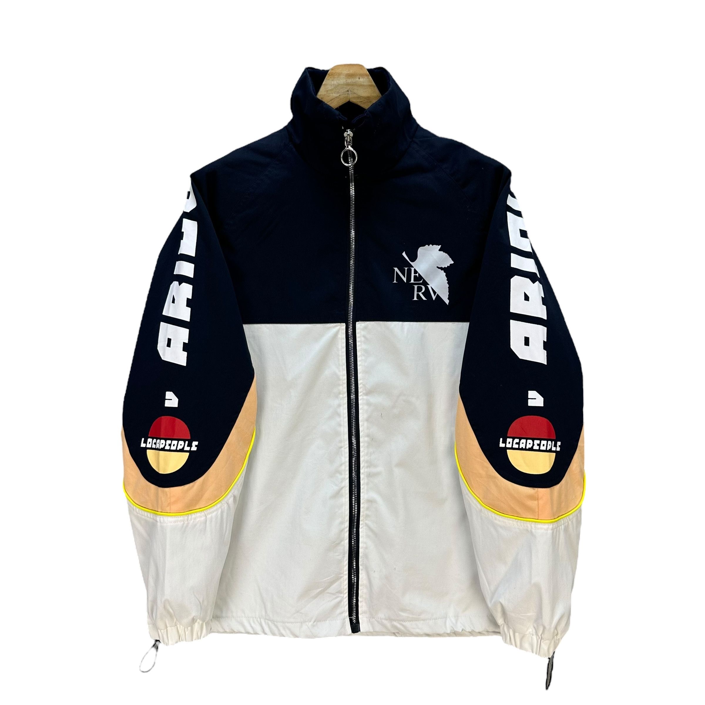 Japanese Brand THE BEAST EVANGELLON Big Logo Light Jacket #A34-0788 Size US L / EU 52-54 / 3 - 3 Thumbnail