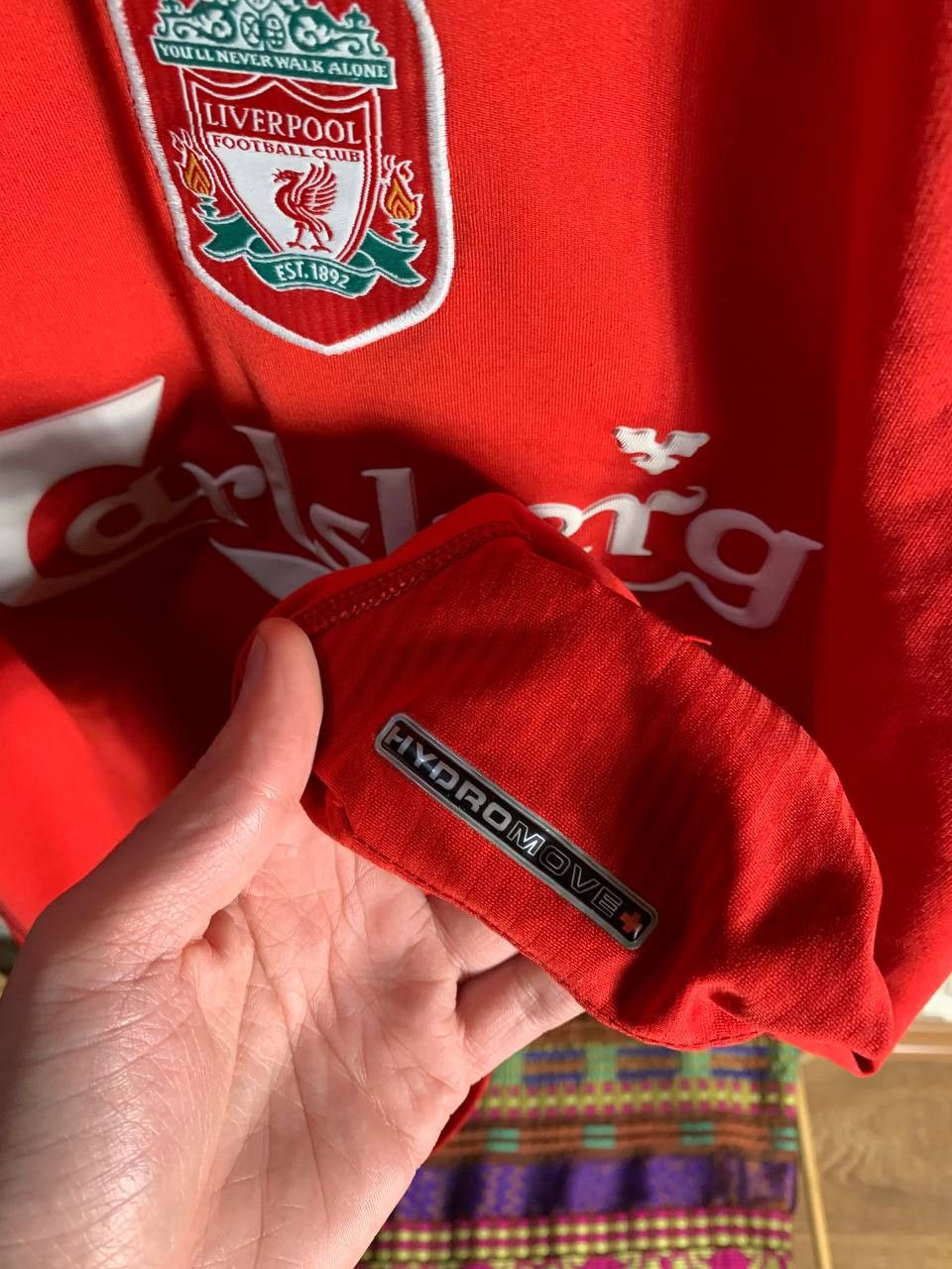 Reebok Vintage Reebok FC Liverpool England Soccer Jersey Y2K 90s Size US L / EU 52-54 / 3 - 5 Thumbnail