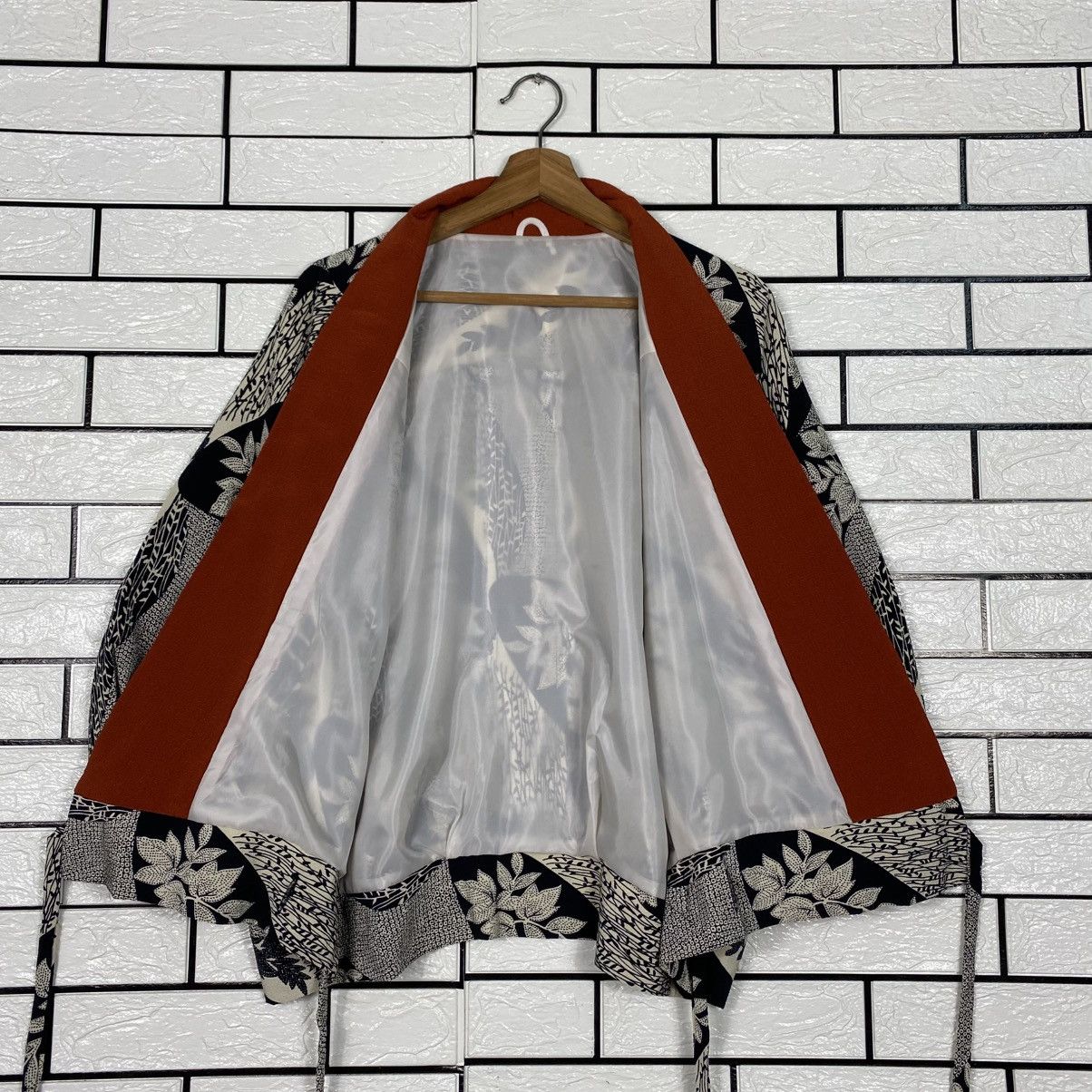 Japanese Brand 📌Vintage Bomber Jacket Over Print Leaf Unbrand Issey Miyake Size US M / EU 48-50 / 2 - 14 Thumbnail