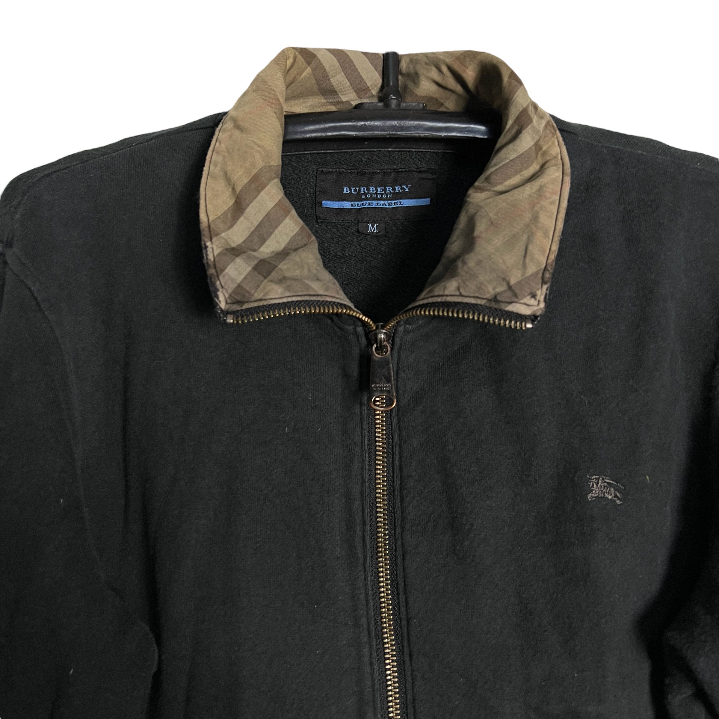 🔥RARE🔥Vintage Burberry London Blue Label Zipper Sweater