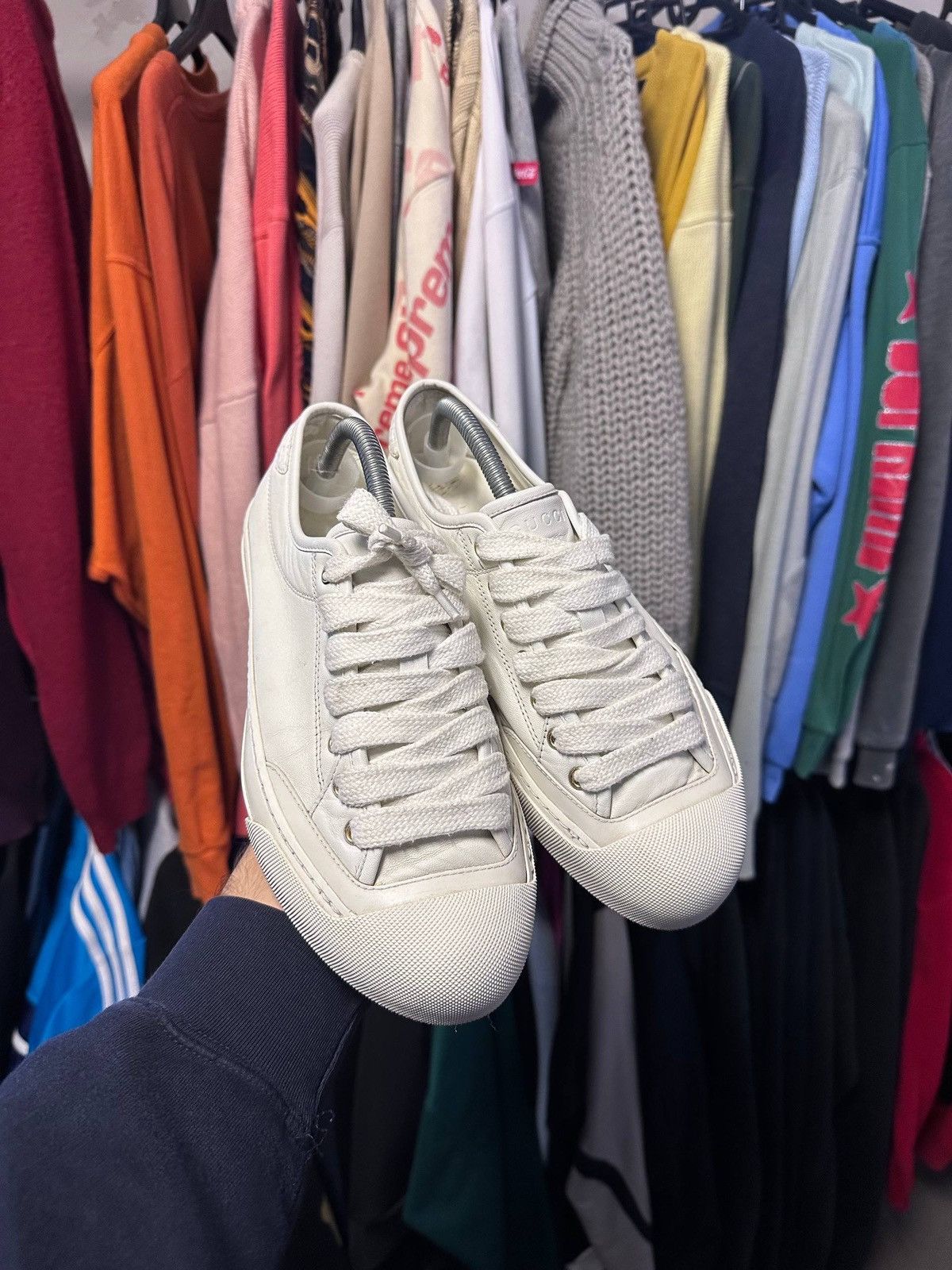 Gucci Vintage Gucci White Sneakers US 7.5 Size US 7.5 / EU 40-41 - 7 Thumbnail