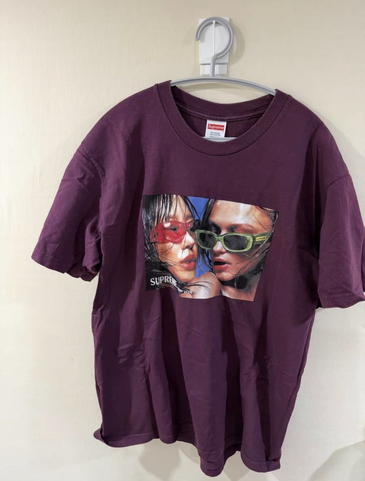 Supreme Supreme Eyewear Girl Ad Short Sleeve T-shirt Size US M / EU 48-50 / 2 - 1 Thumbnail
