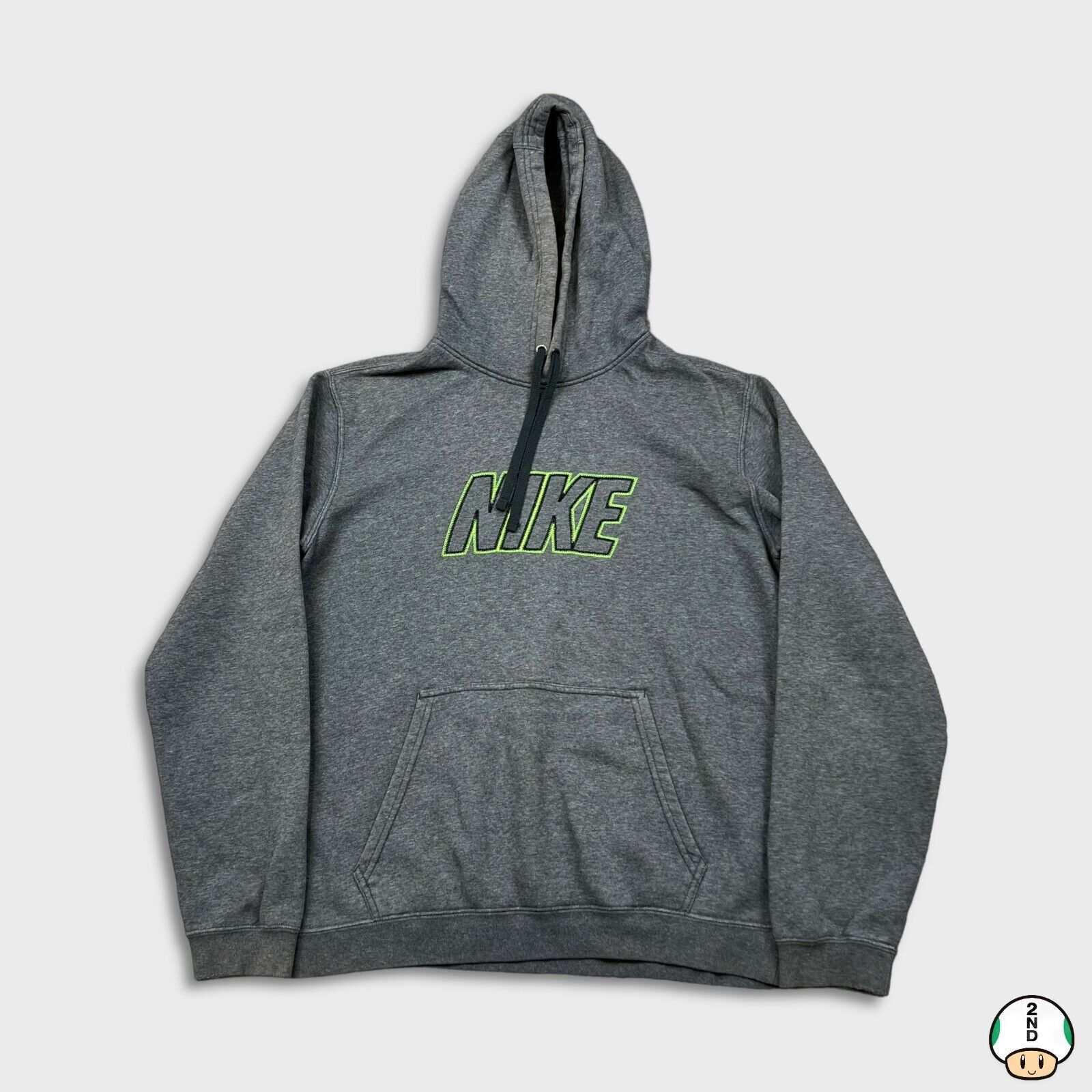 Nike × Vintage Nike Sportswear Hoodie Medium Spell Out Pullover Hooded Size US M / EU 48-50 / 2 - 1 Thumbnail