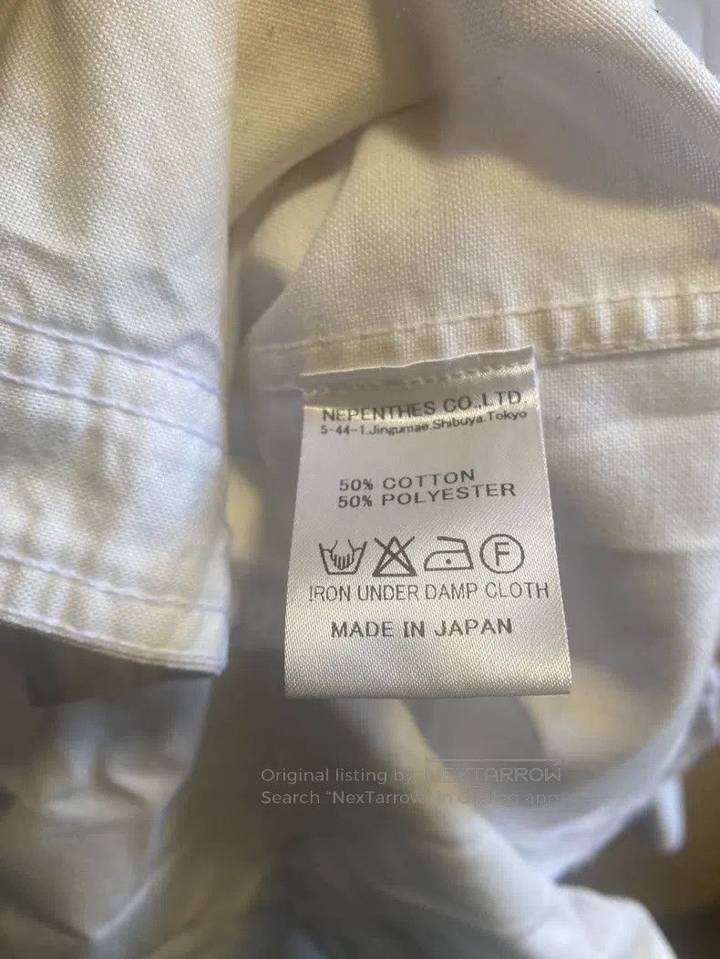 Needles Needles American Shirt Reformed Patchwork Shirt White Shir Size US S / EU 44-46 / 1 - 6 Thumbnail