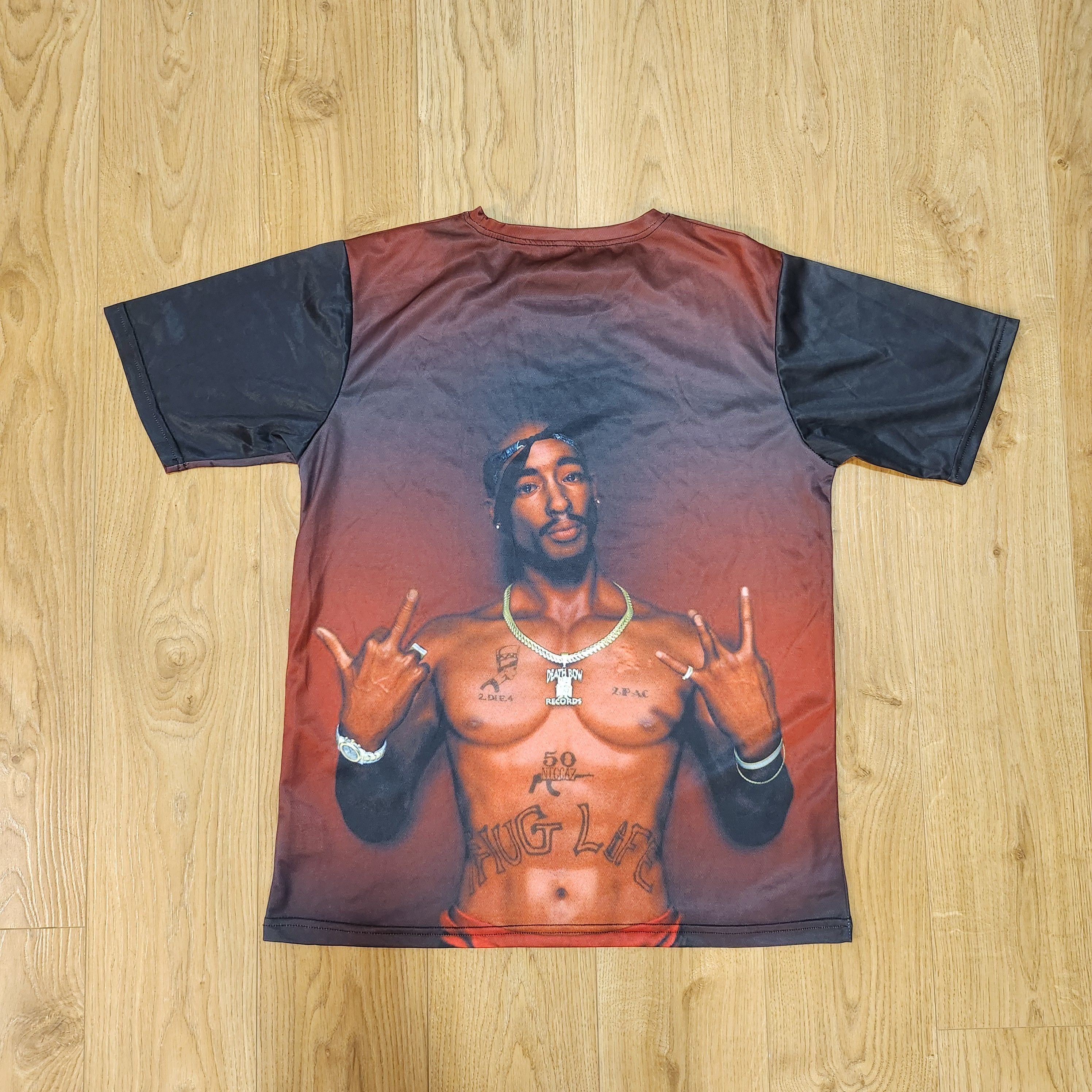 Band Tees Fullprint Tupac tshirt Size US L / EU 52-54 / 3 - 4 Thumbnail