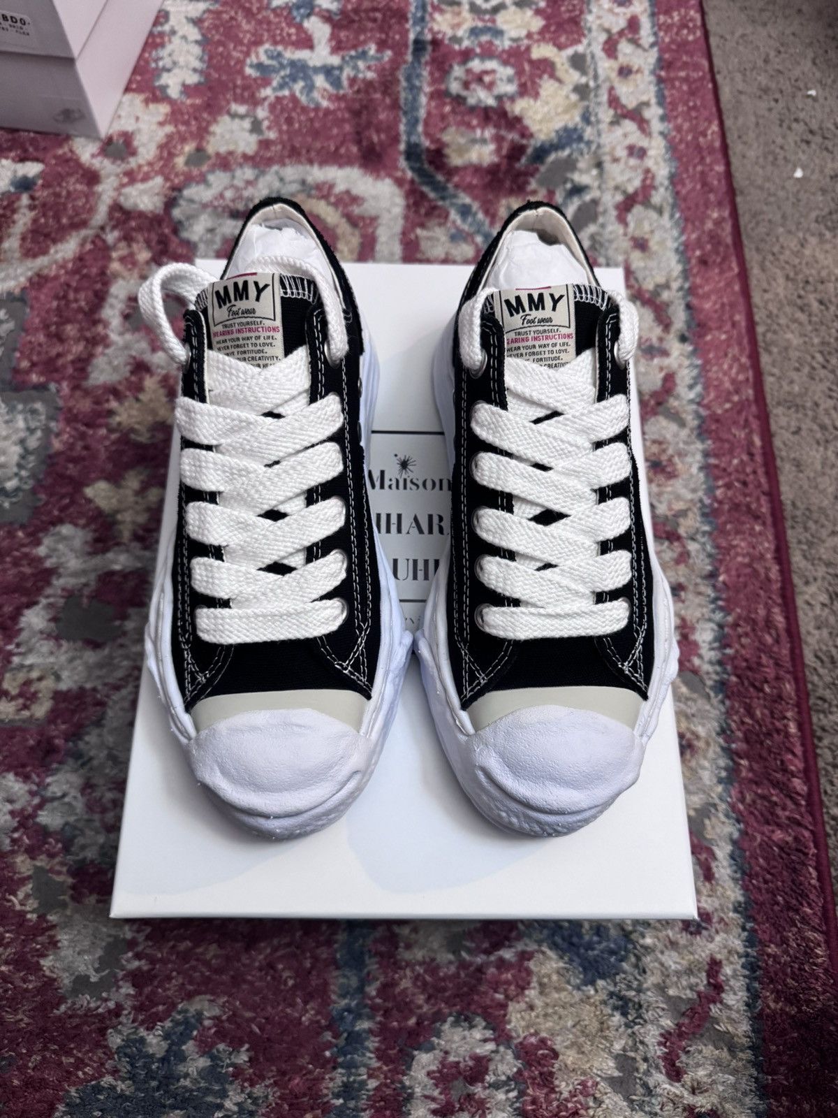 Maison MIHARA YASUHIRO Maison Mihara Yasuhiro Hank OG Sole Canvas Low - Size 7 Size US 6.5 / EU 39-40 - 2 Thumbnail