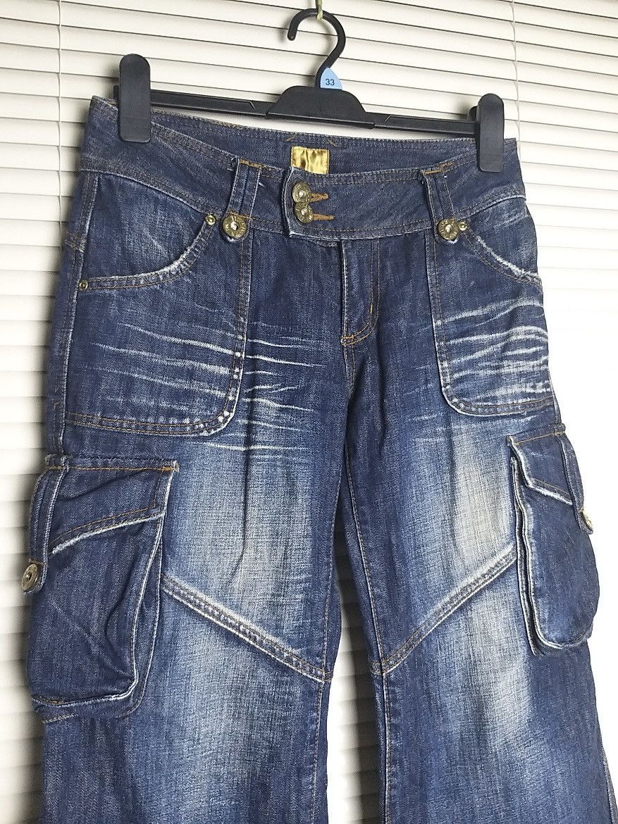Hysteric Glamour SICK🔥JAPANESE BRAND LB-03 MULTIPOCKET/CARGO DENIM/JEAN Size US 30 / EU 46 - 5 Thumbnail