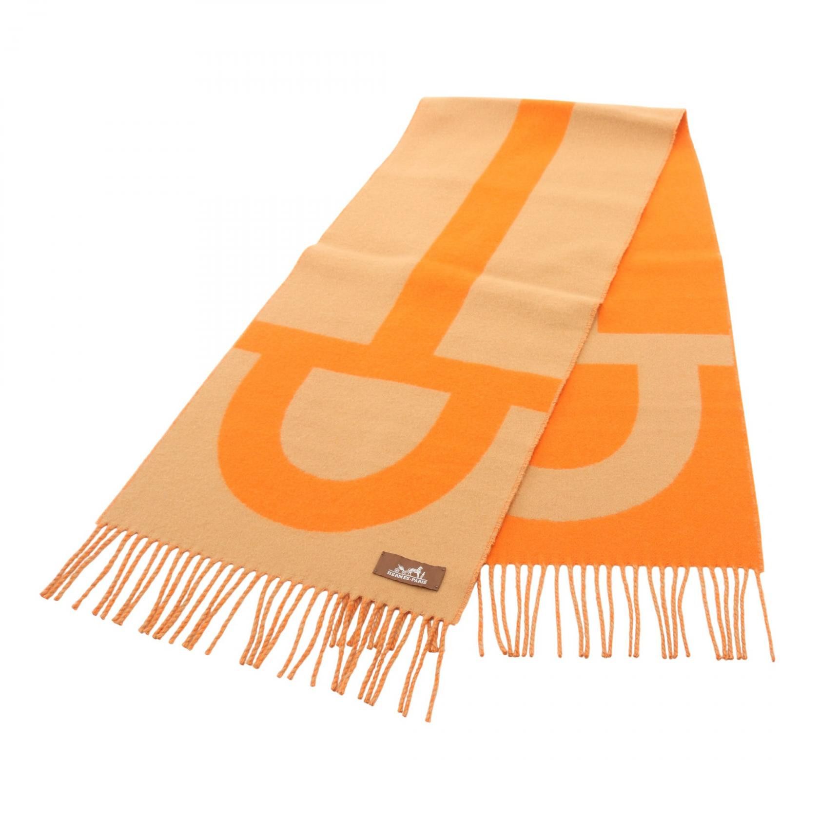 Hermes Hermes Hermes Grand Malle Cashmere Scarf Textile Scarf DUTY FREE for USA Size ONE SIZE - 1 Thumbnail